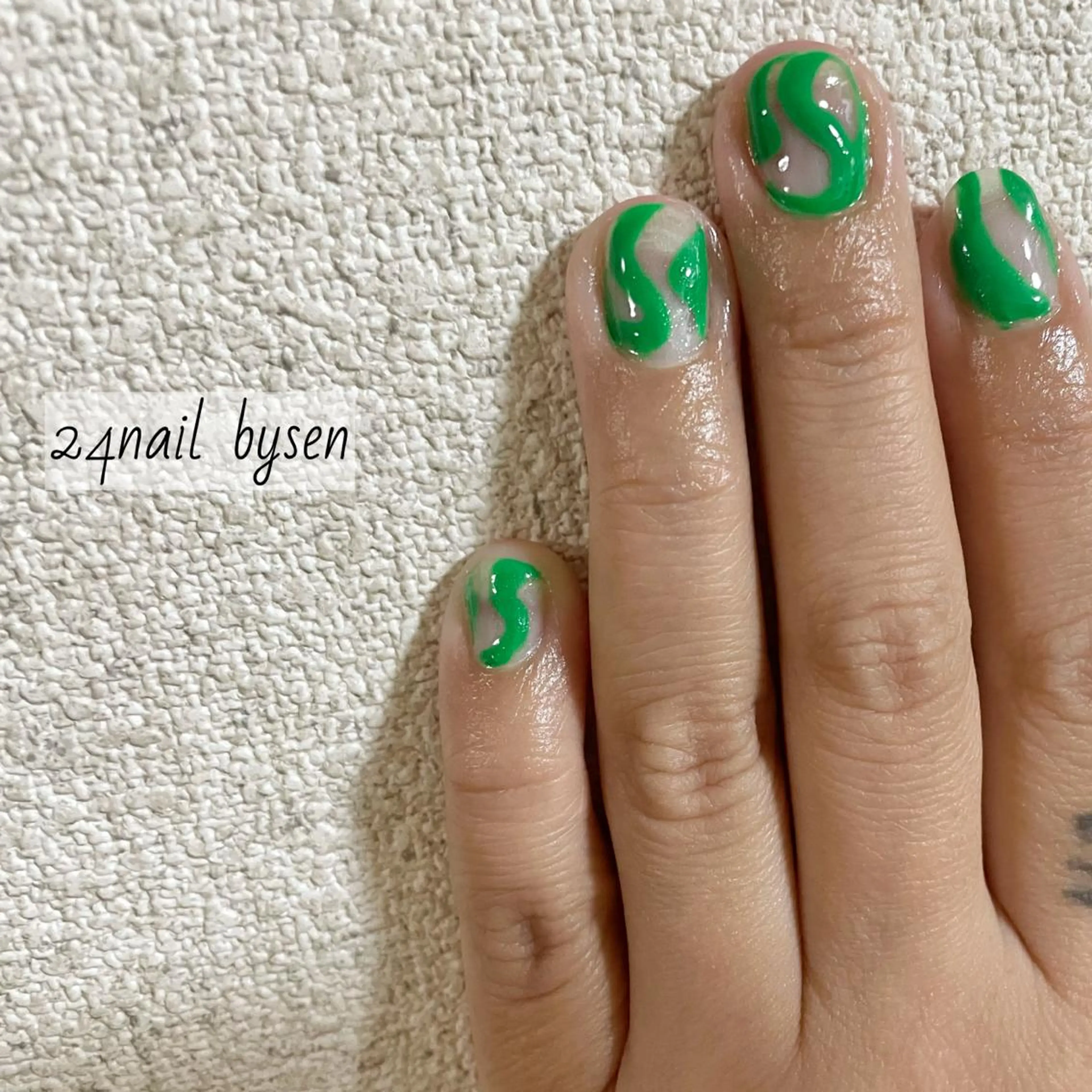 ネイル クリアネイル フレンチネイル Atelier by 24nail/Ayaのネイルデザイン