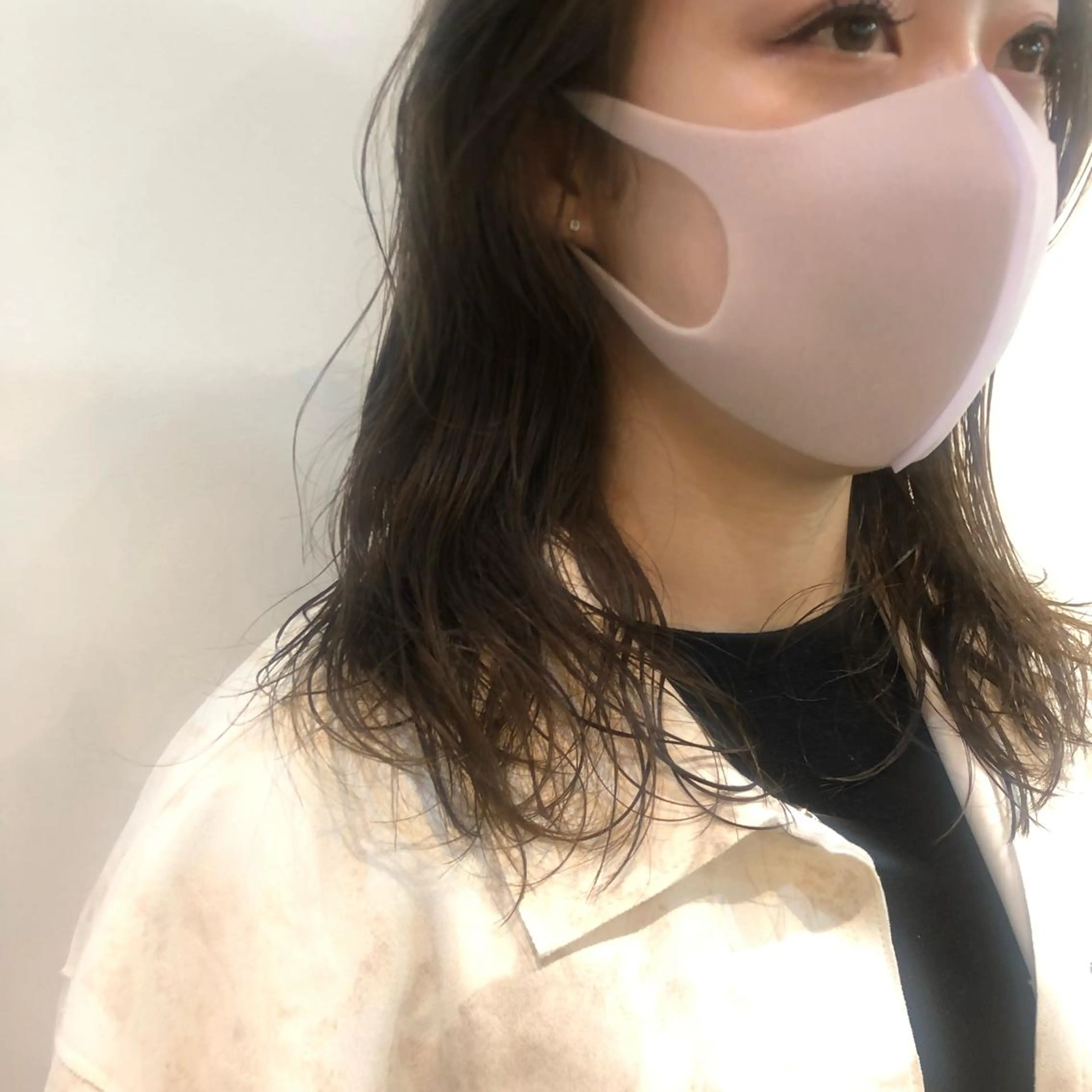 ミディアム KOCHAB 中村穂風のヘアスタイル