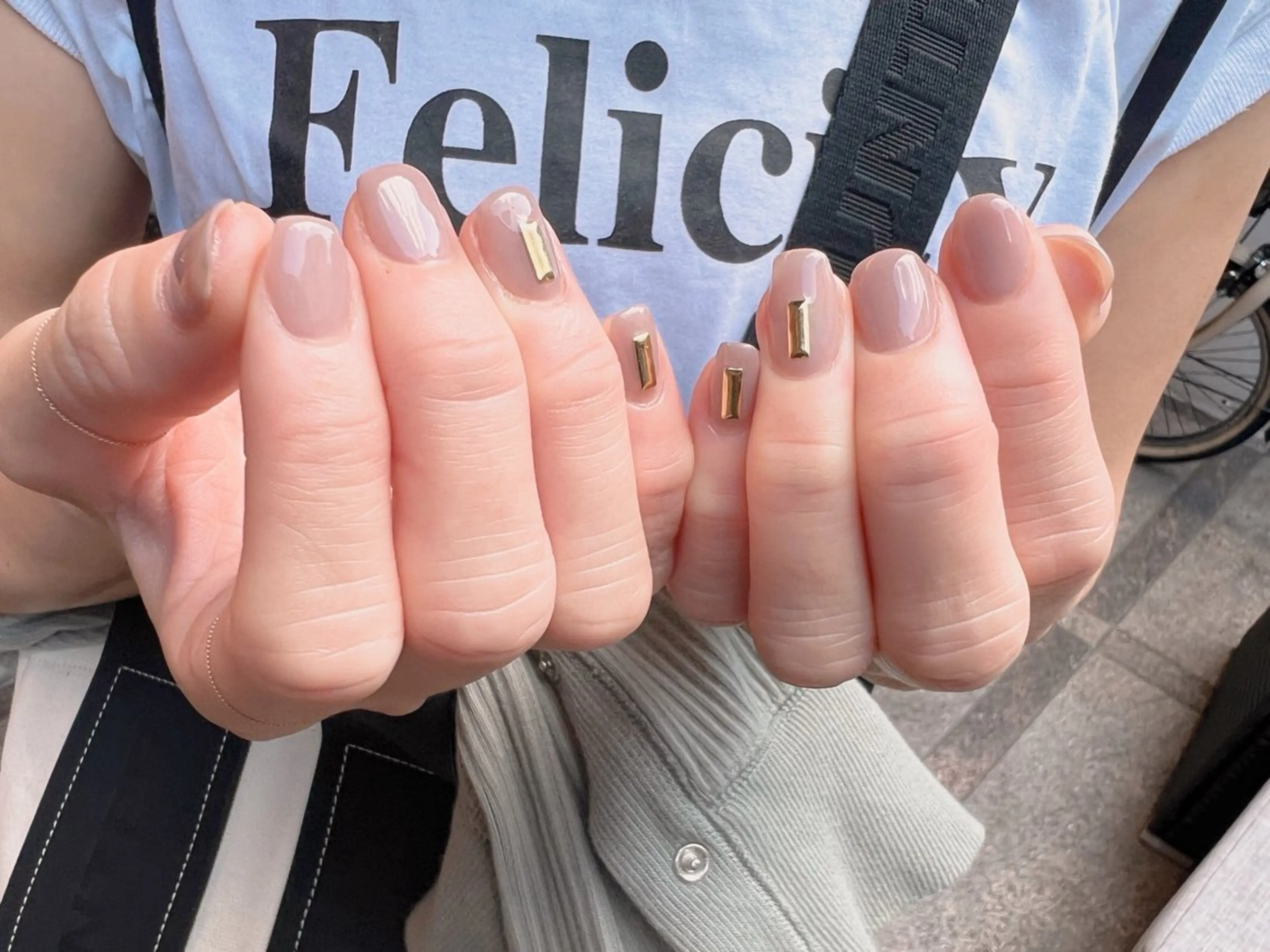 ネイル スクエアネイル 日下 ちなつのネイルデザイン