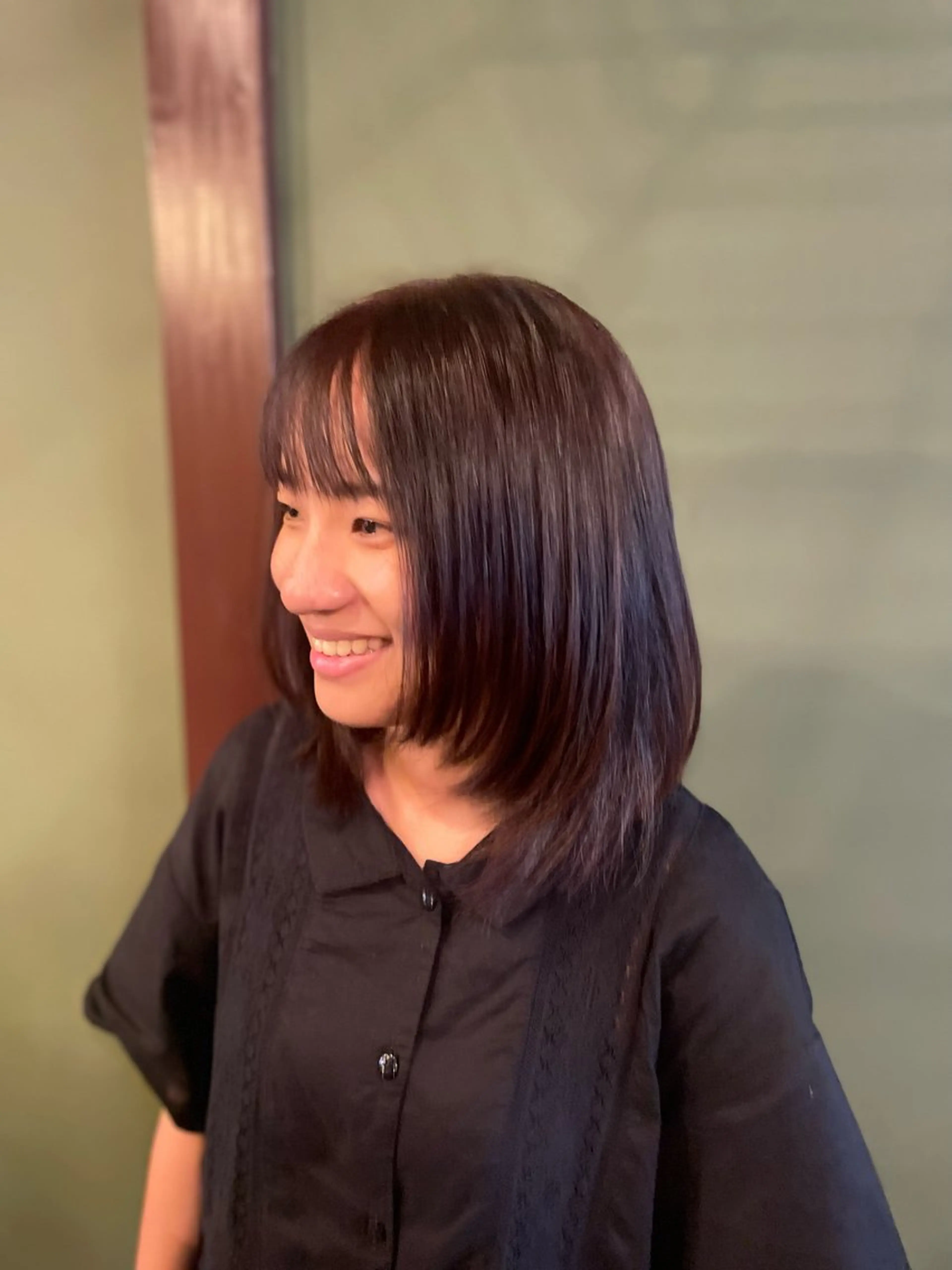 ミディアム カラー カット ヘアカラー トリートメント PATH-hair. store/MAIのヘアスタイル