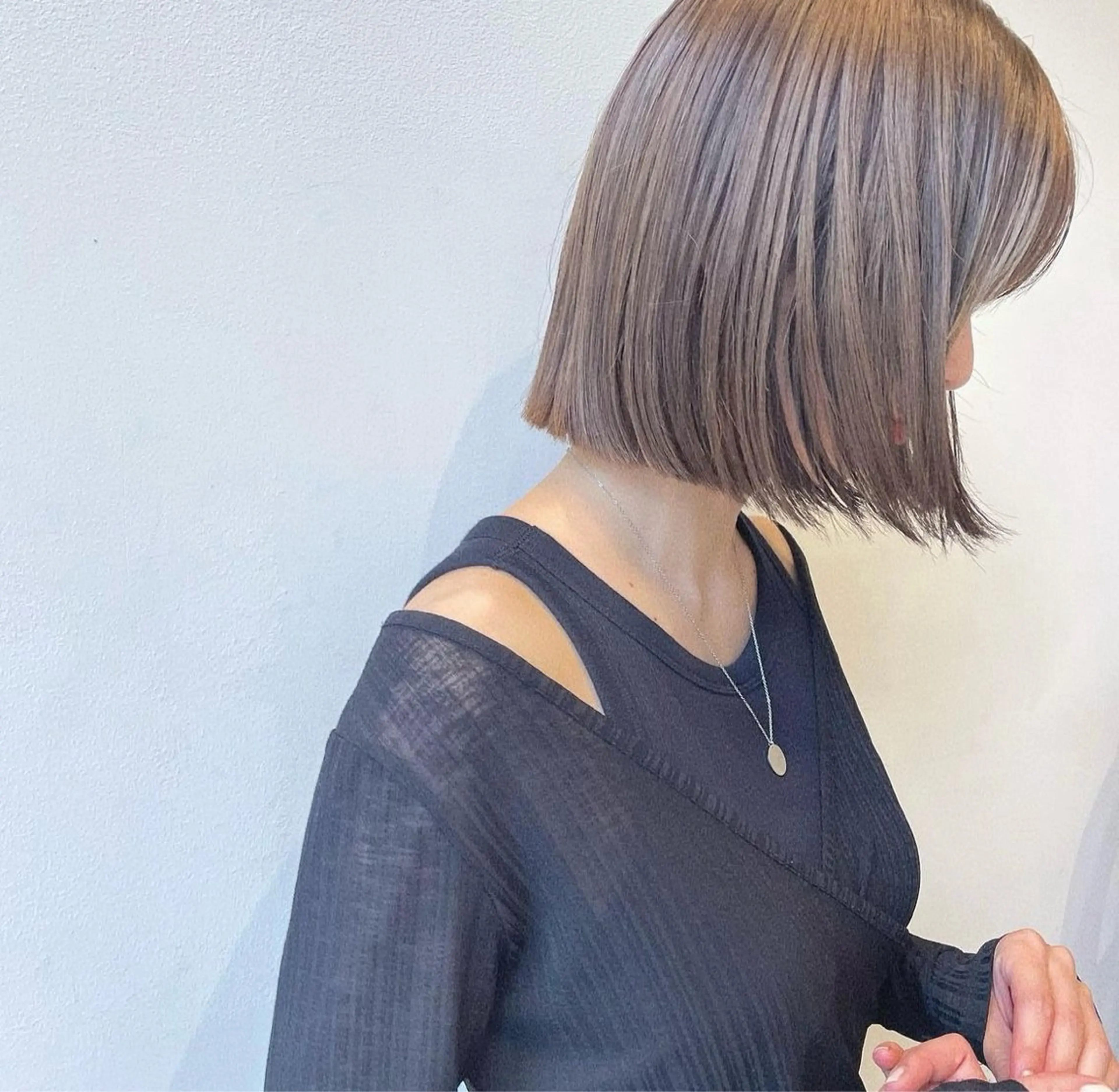 ショート ボブ 暖色カラー/似合わせ カット/名古屋/辻のヘアスタイル