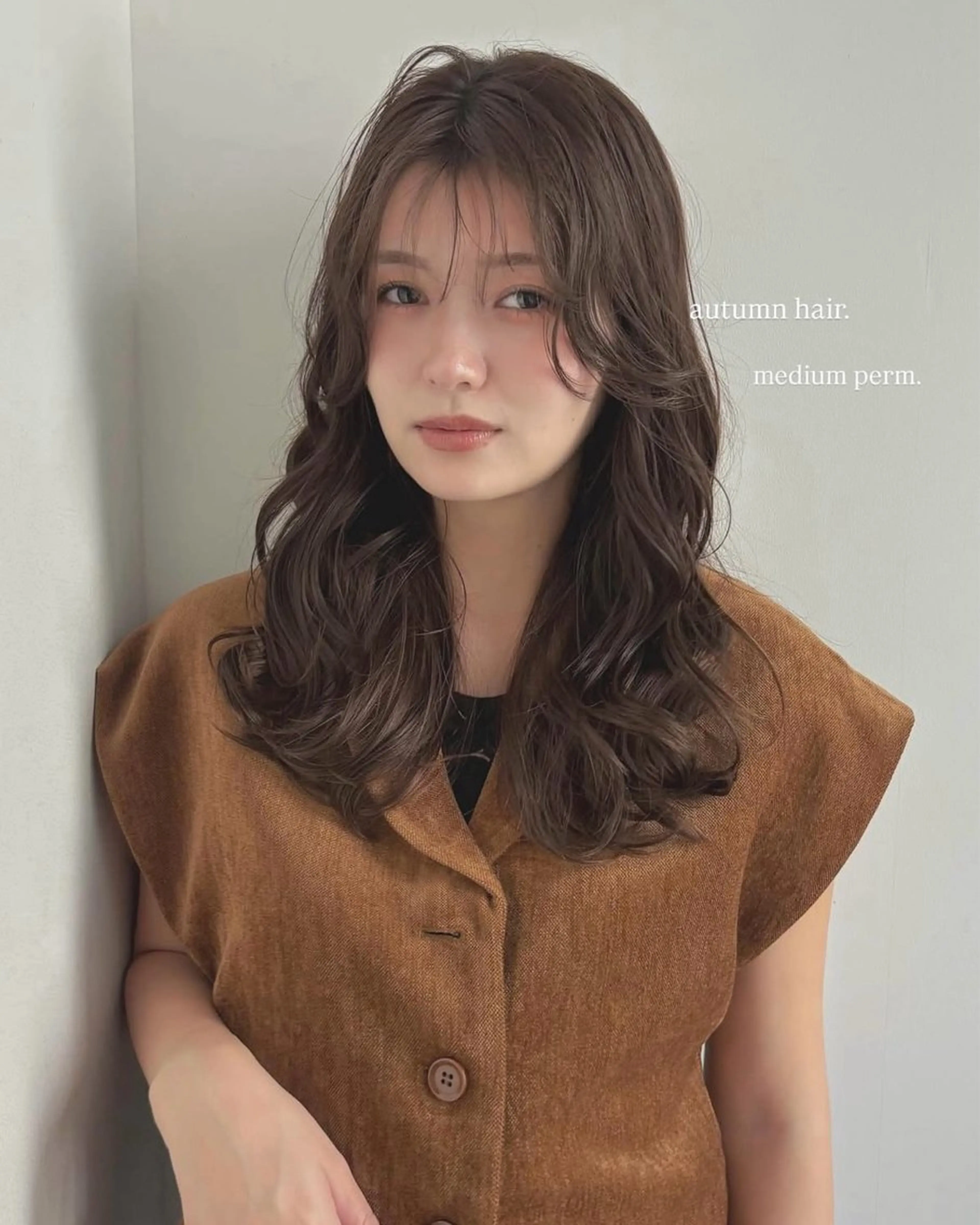 ロング パーマ パーマ 南出 碧夢のヘアスタイル