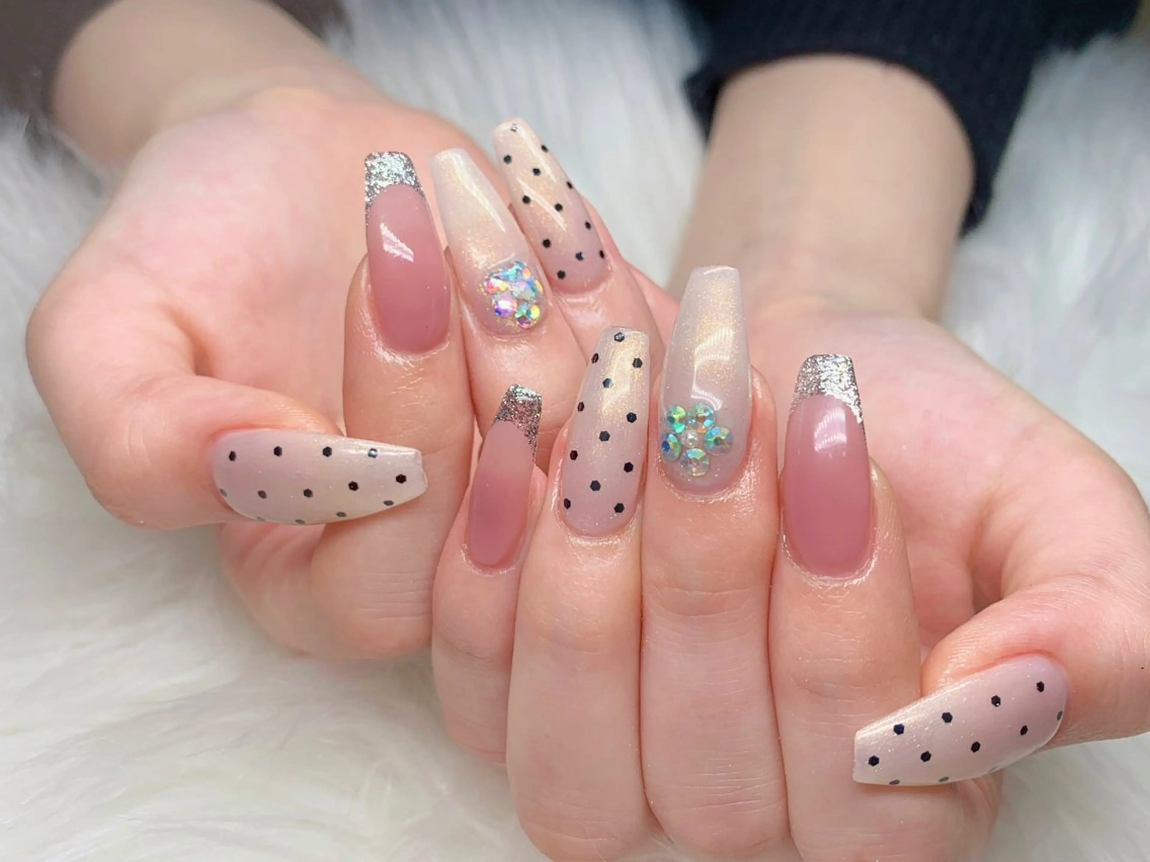 ネイル 韓国ネイル ロングネイル 春ネイル ワンホンネイル 冬ネイル ハンドネイル H'ami nail salon所属・ハミネイルサロン ハナのネイルデザイン