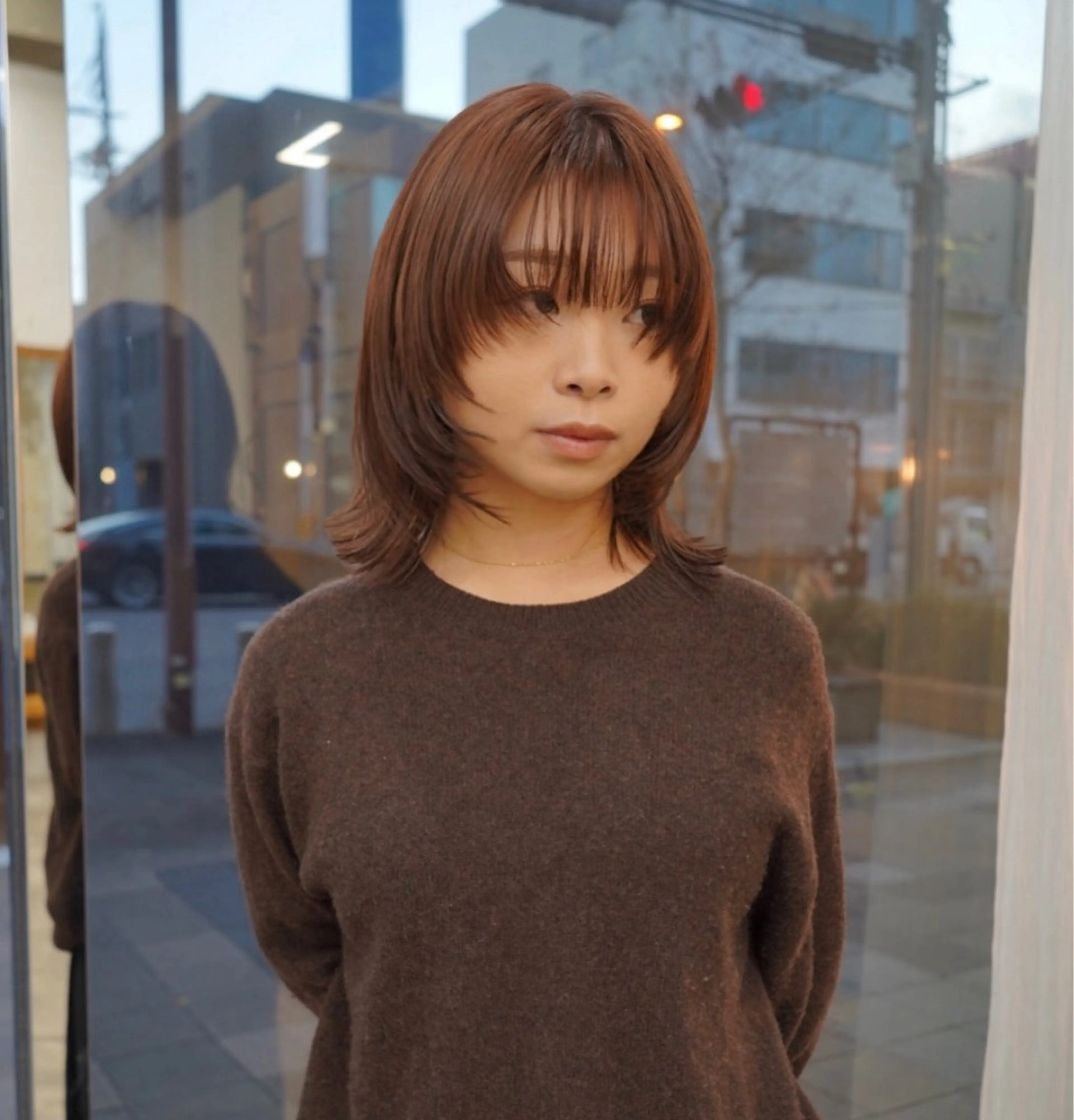 ミディアム カット amy. リクト／ショートのヘアスタイル