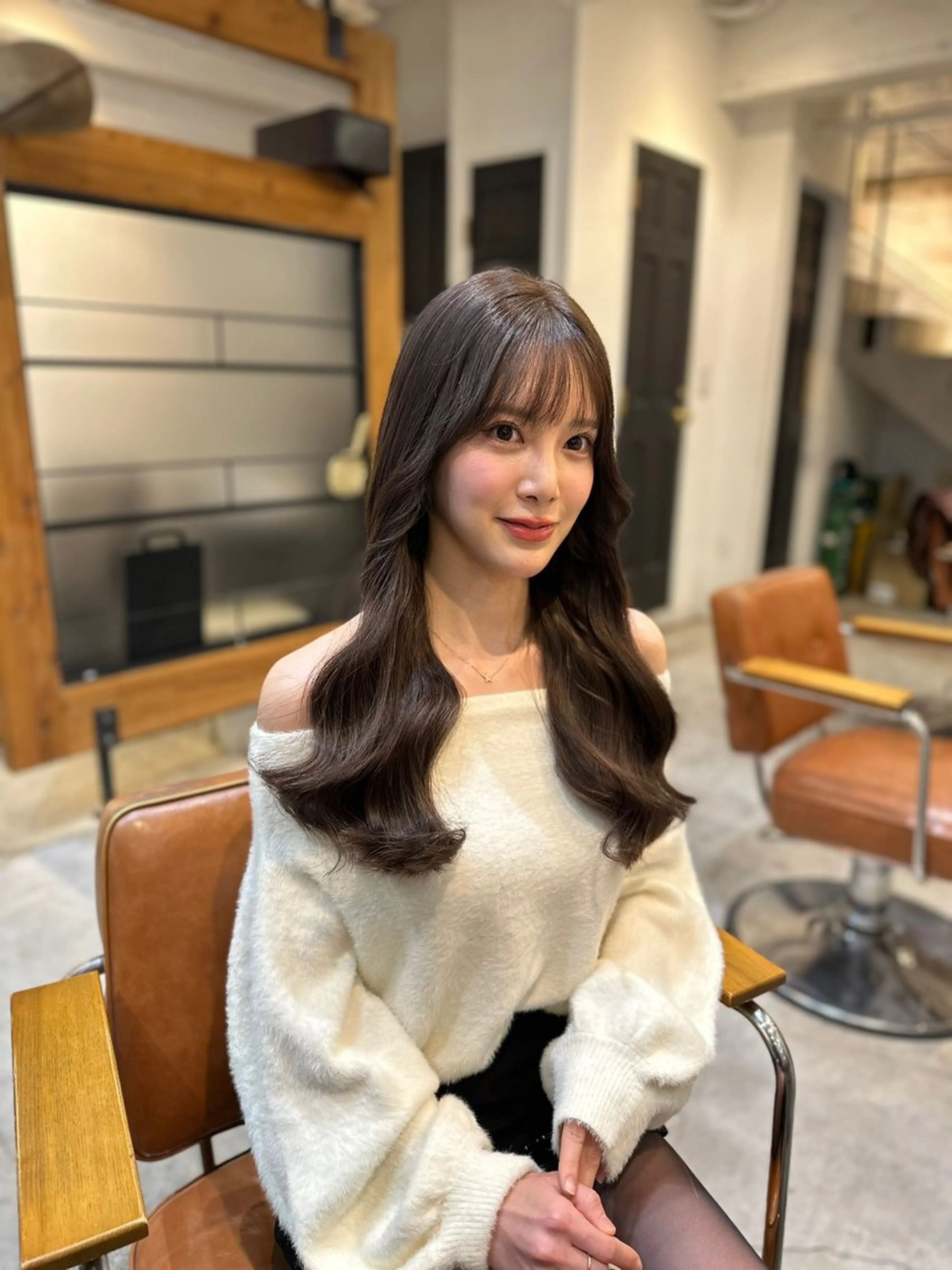 ロング カット ヘアカラー PARIS hair salon所属・秋葉原　柏木絢汰 ✨当日予約okのヘアスタイル