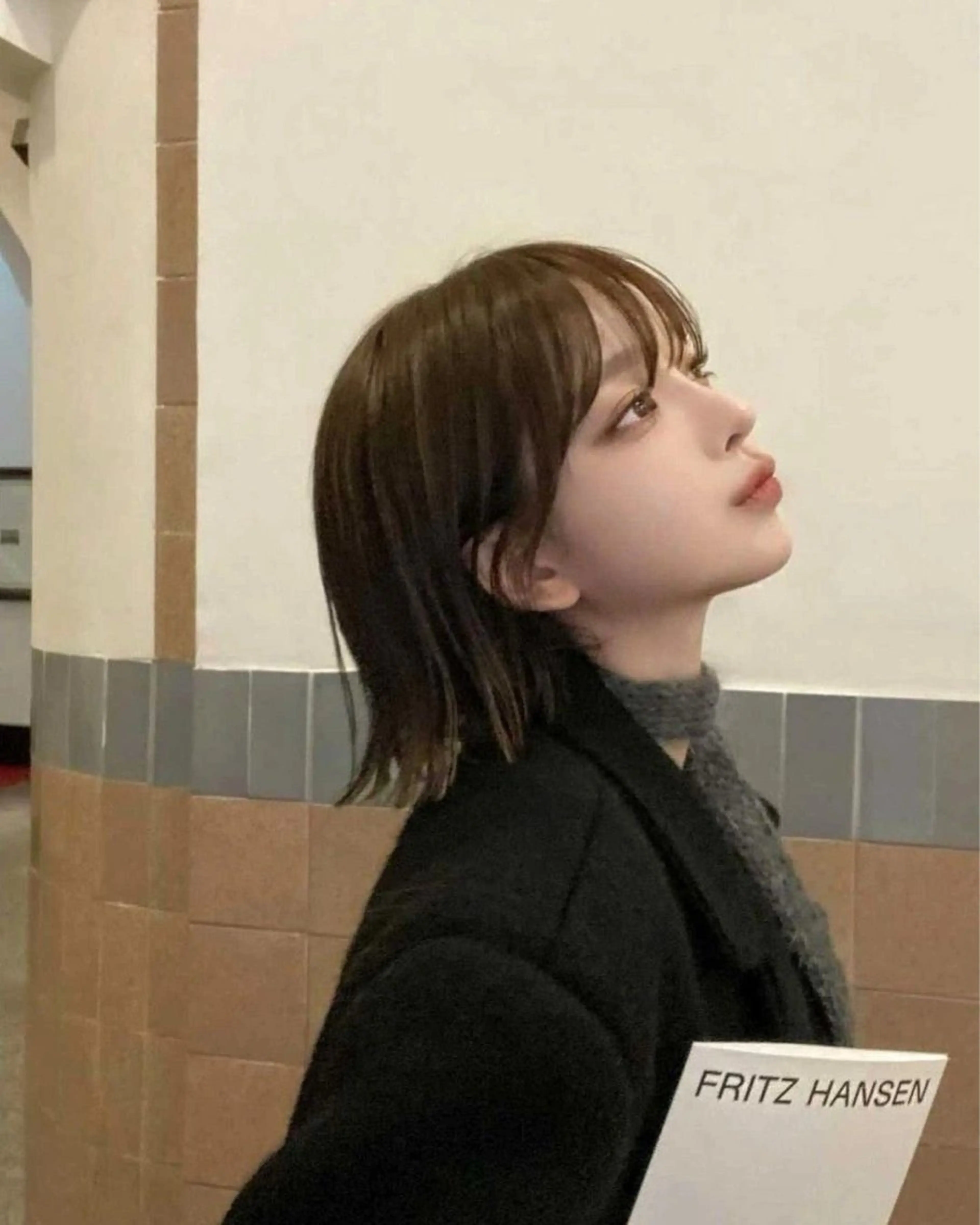 ショート カラー カット ヘアカラー トリートメント ヘッドスパ 山崎/ボブ縮毛矯正 レイヤー髪質改善のヘアスタイル