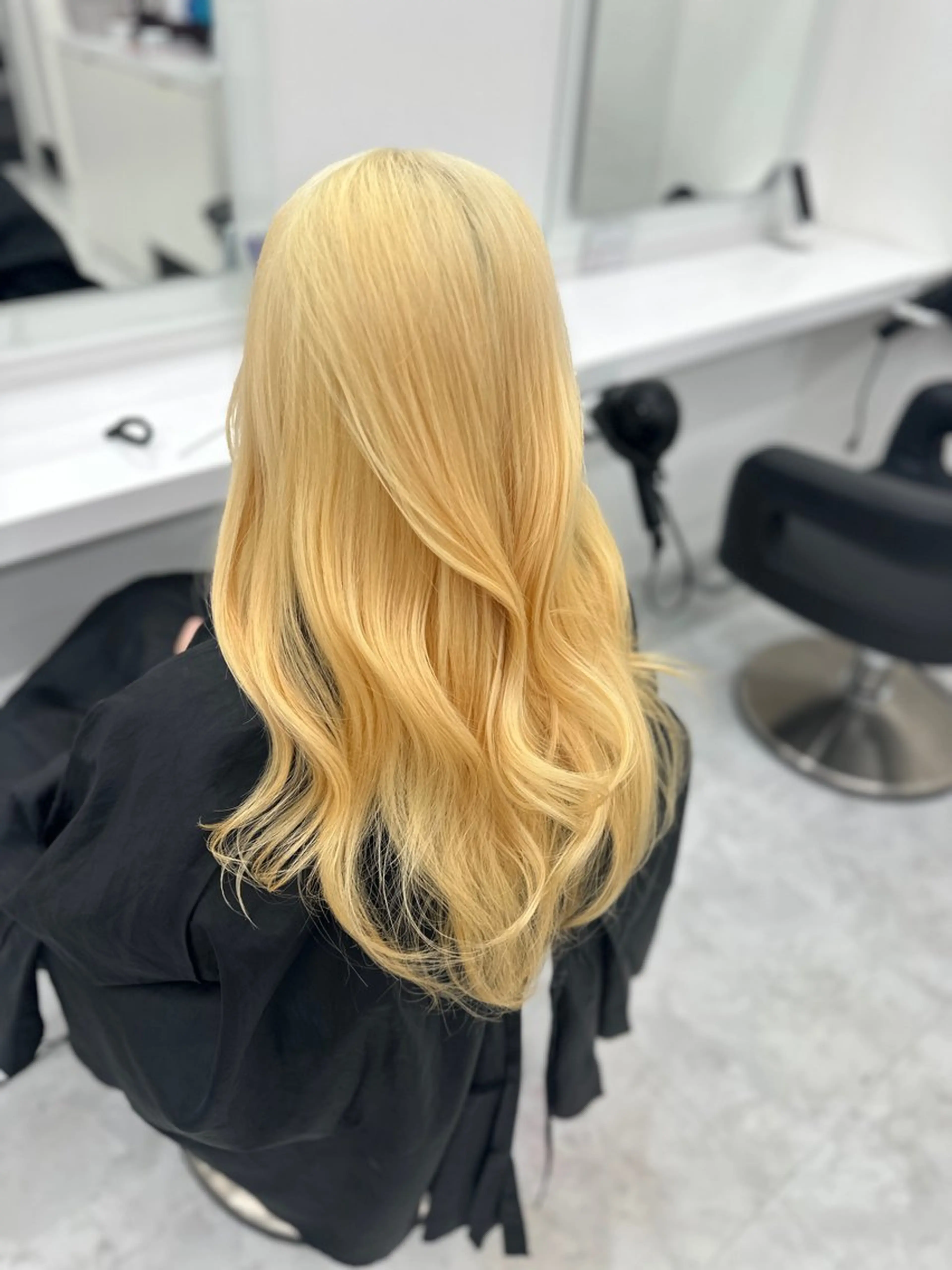 ロング カラー パーマ ヘアアレンジ メンズ キッズ ♥️韓国ヘア レイヤー♥️ゆりのヘアスタイル