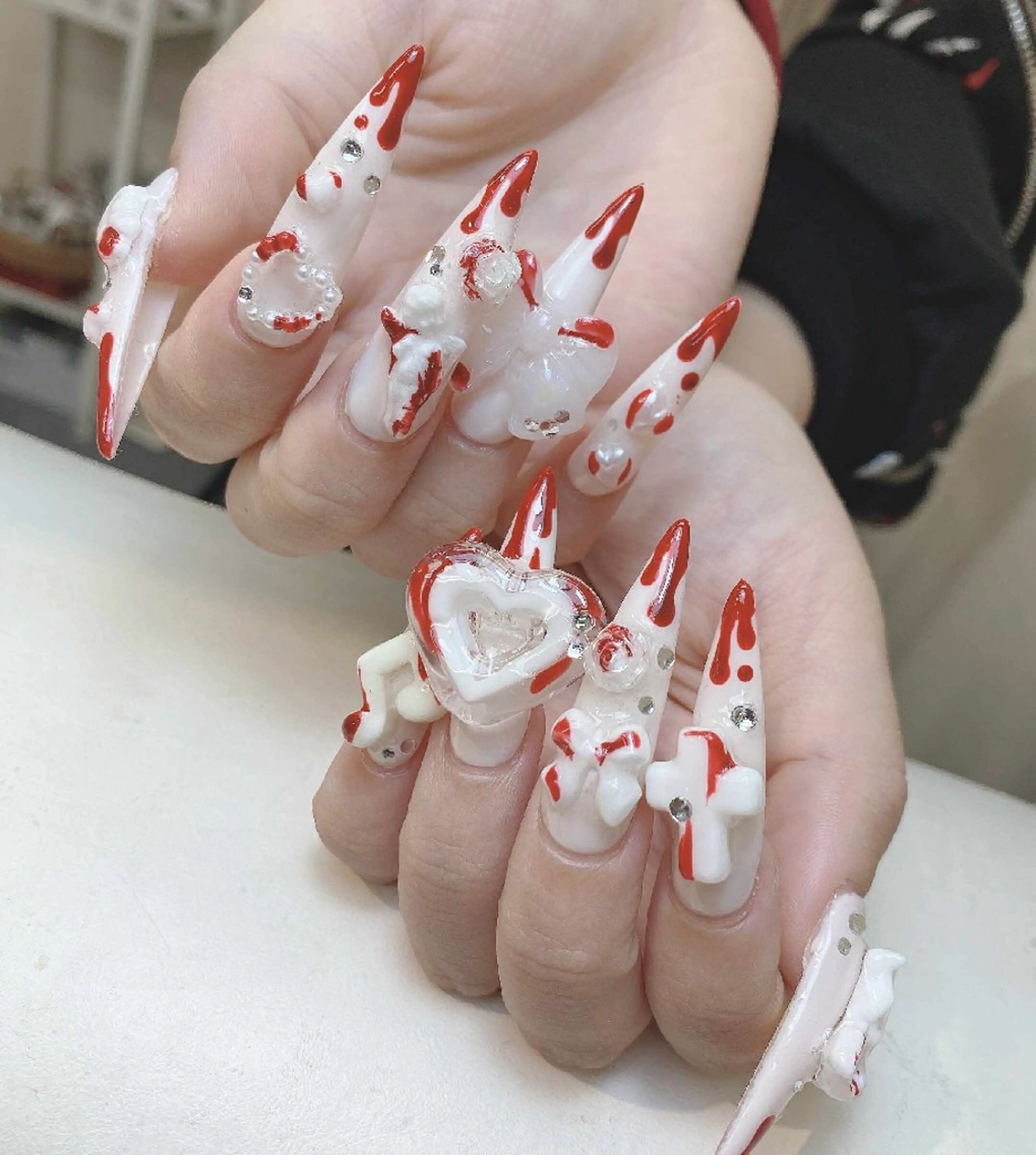 ネイル アートネイル 成人式 ジェルネイル ニュアンスネイル 夏ネイル ハンドネイル Nie Nail Shinokuboのネイルデザイン