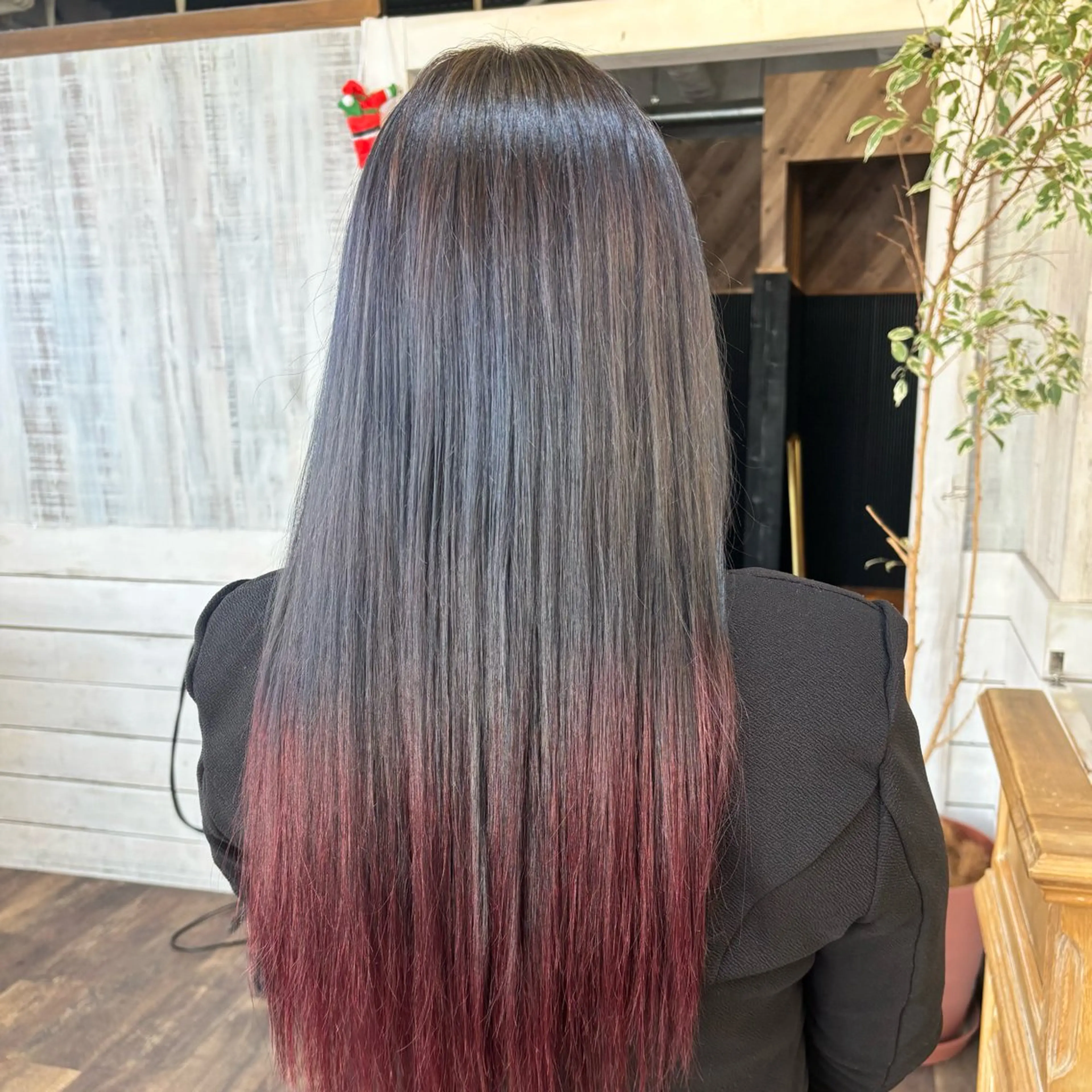 ロング トリートメント ブリーチなし透明感 カラー✳︎ayaneのヘアスタイル