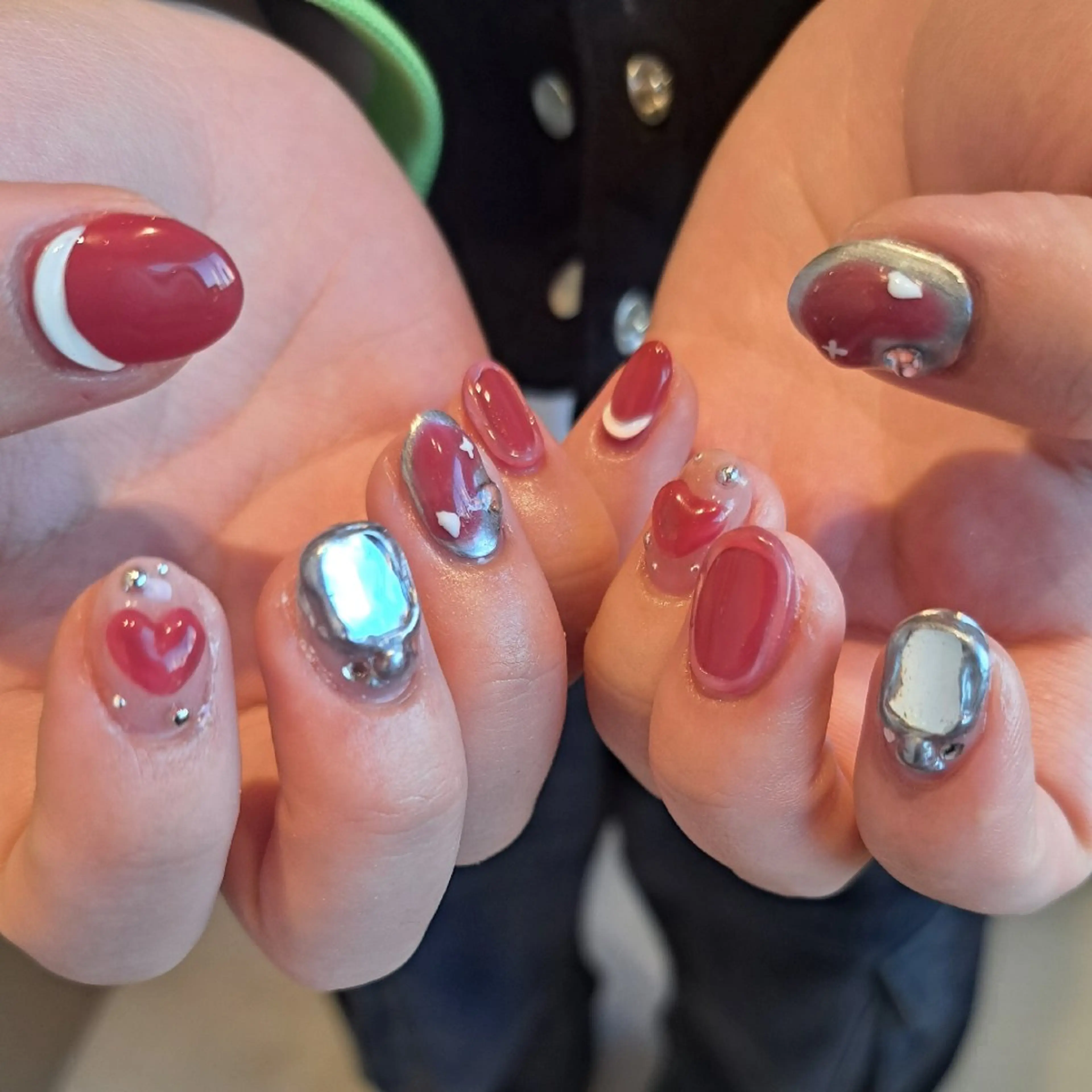 ネイル アートネイル ジェルネイル 持ち込み 赤色 Nail mood /アートし放題のネイルデザイン
