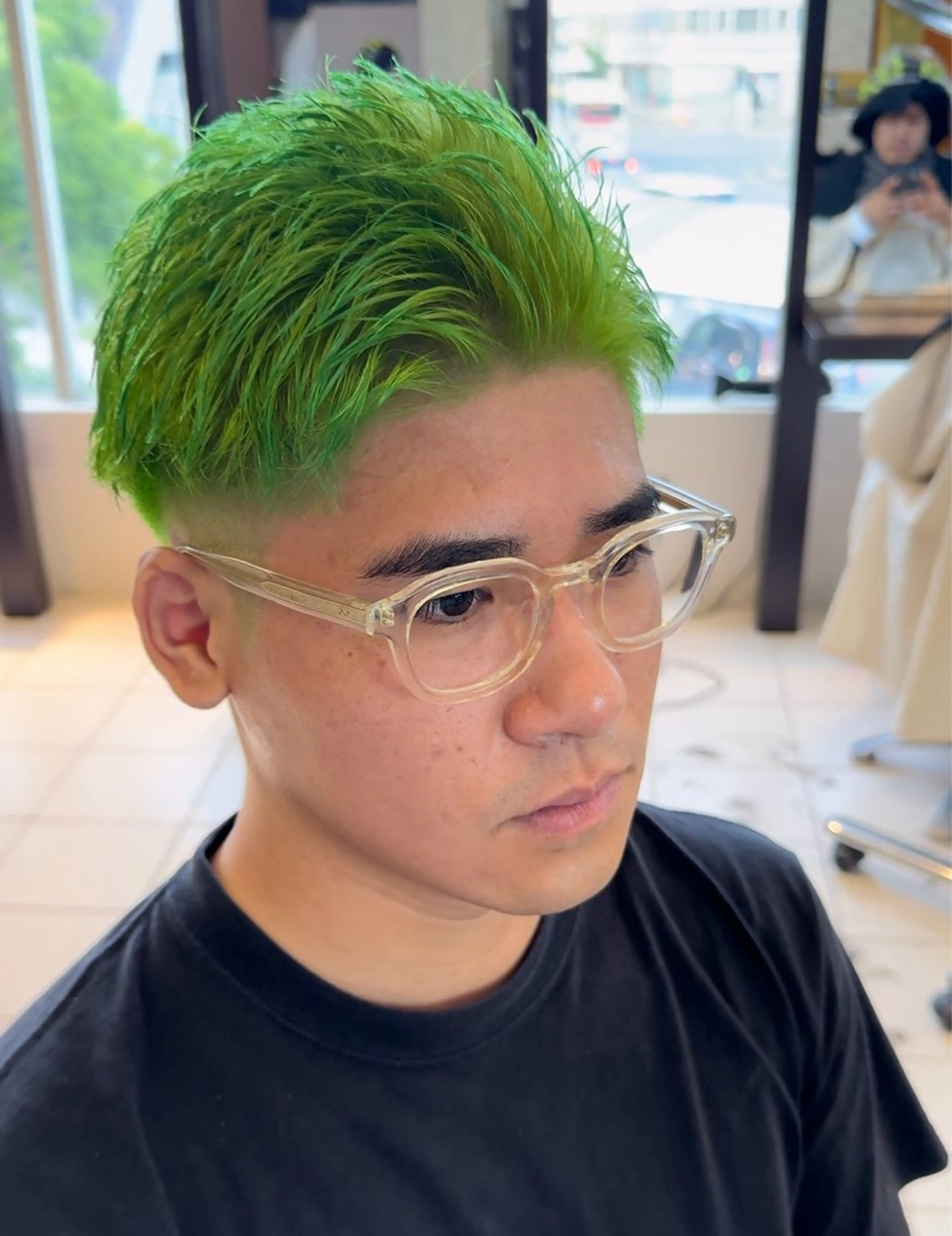 カラー メンズ 学生（メンズ向け） 学生 カット ヘアカラー vivid所属・麻生誠 メンズ特化❤️‍🔥のヘアスタイル