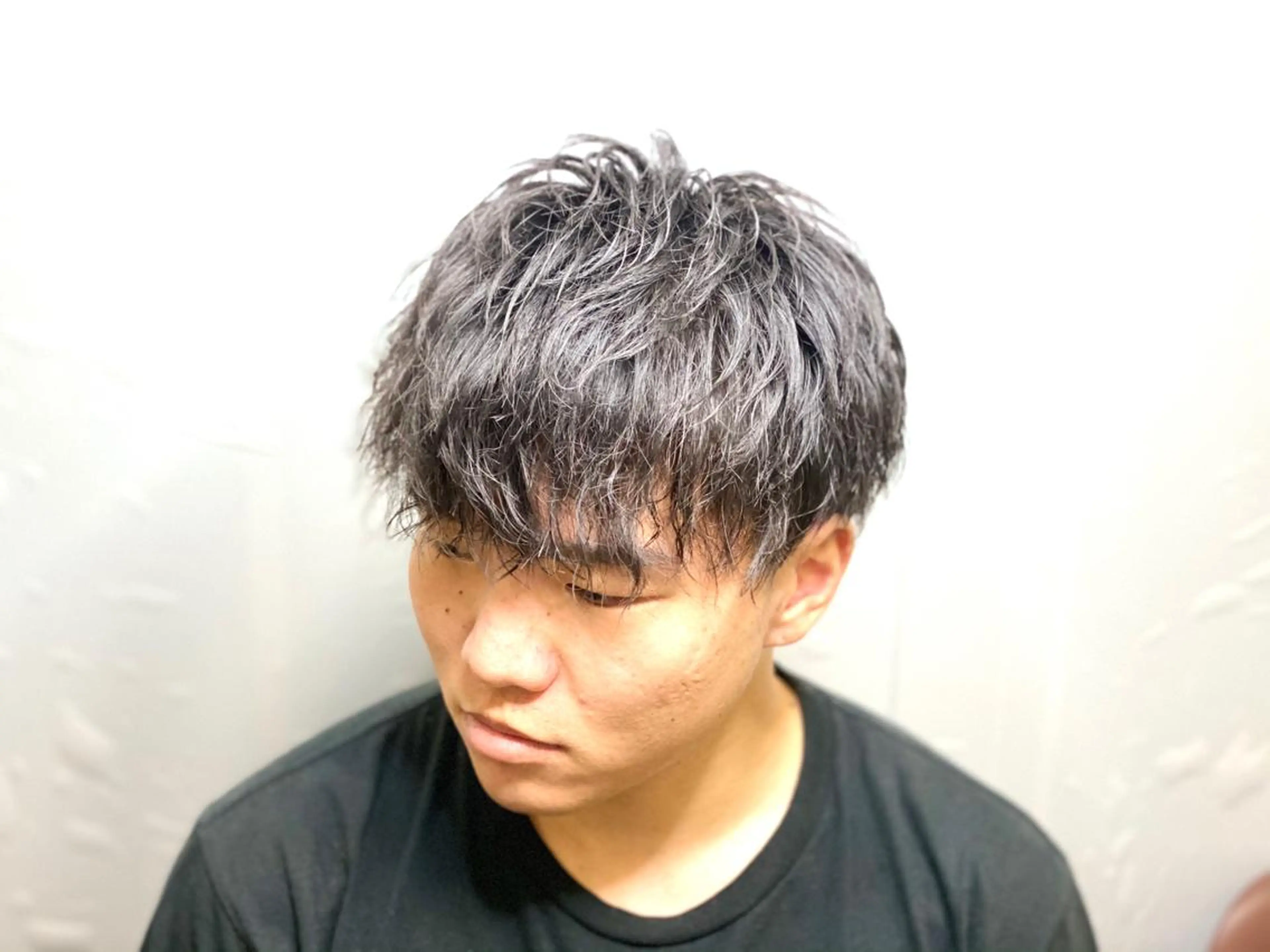 ミディアム メンズ HIRO GINZA 池袋東口店所属・林田 龍明のヘアスタイル