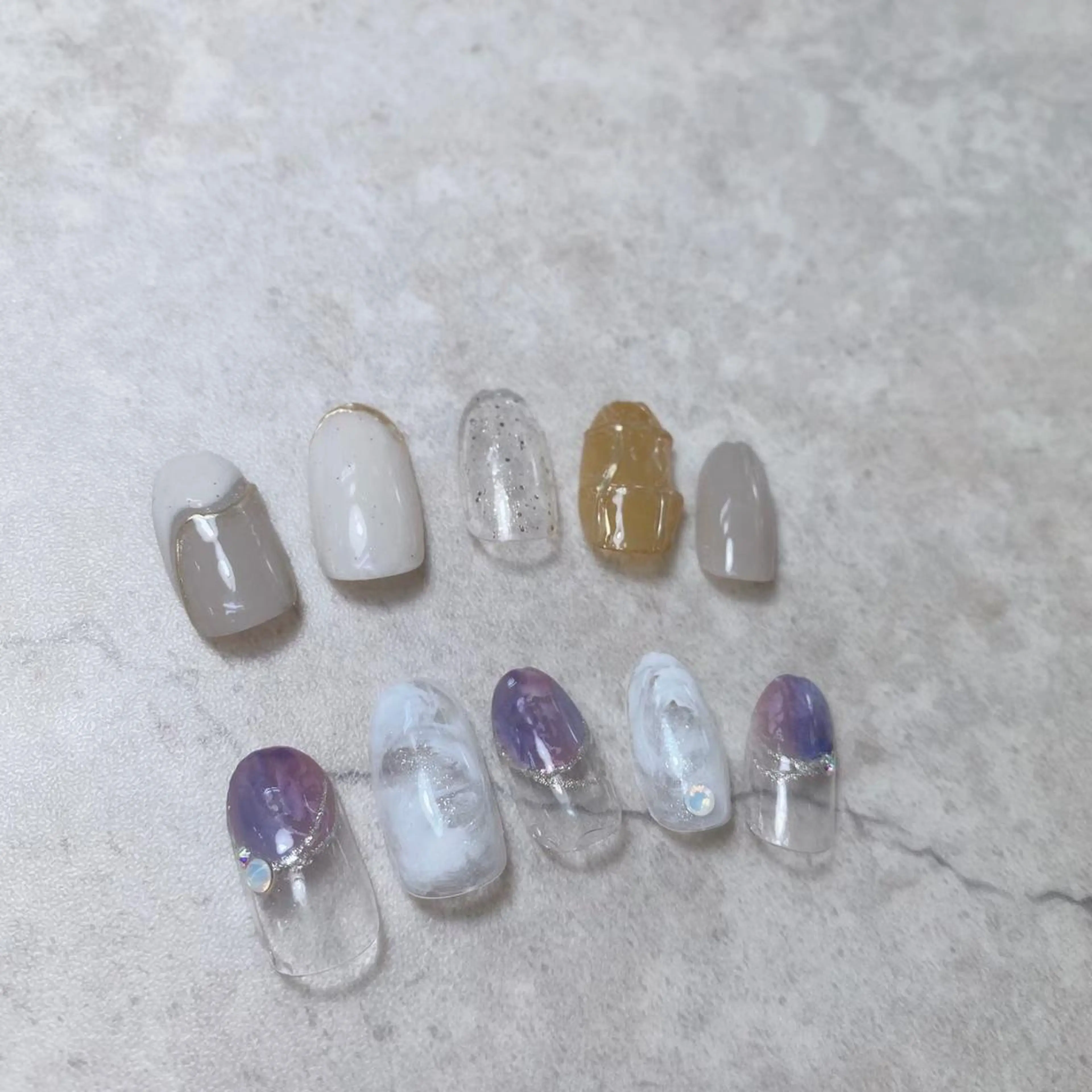 ネイル シンプルネイル 関目nail Salon ゆいかのネイルデザイン