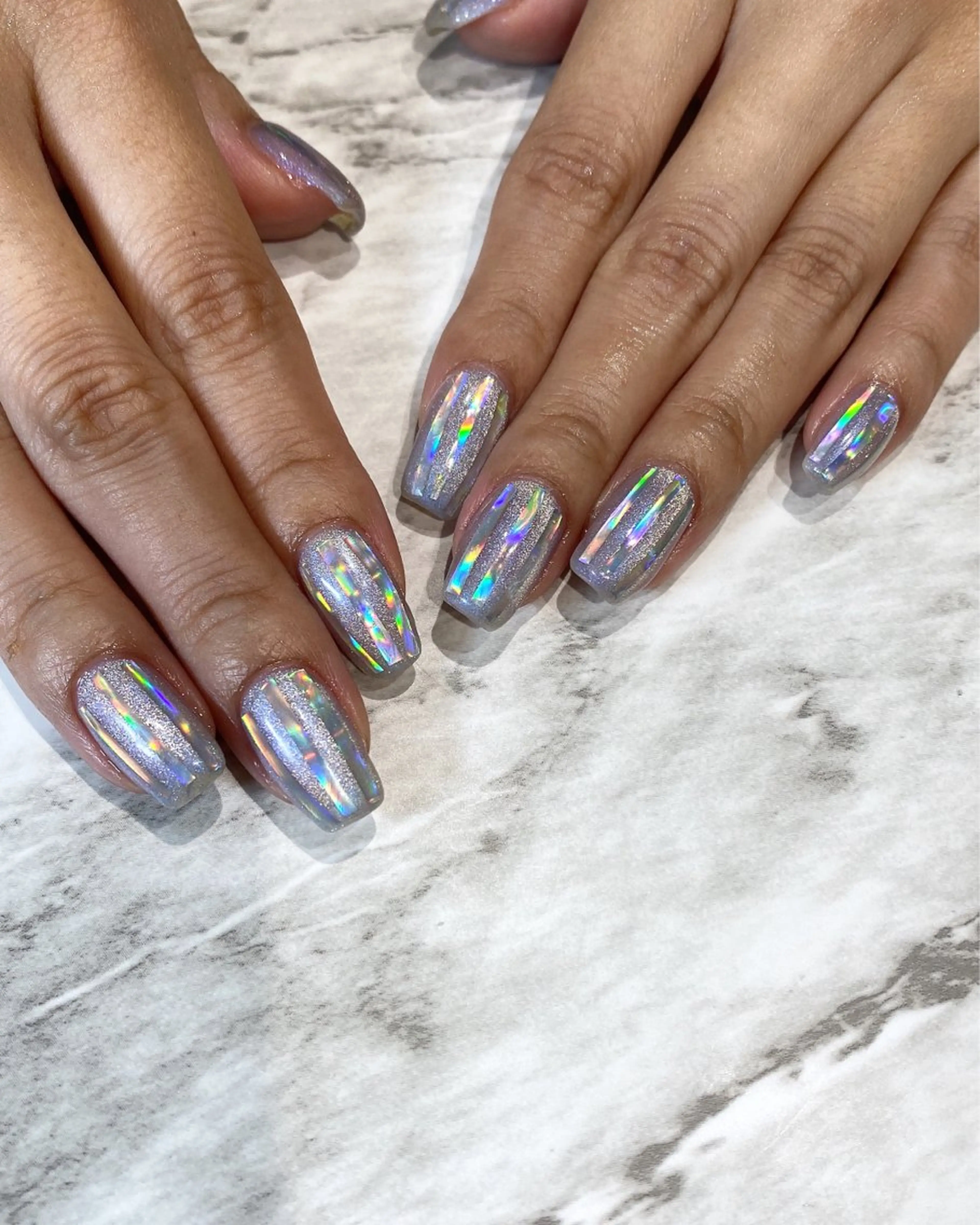 ネイル オーロラネイル ハンドネイル フットネイル ハンドケア nail salon  AlgeTy所属・✴︎:.｡. MAKI.｡.:✴︎のネイルデザイン