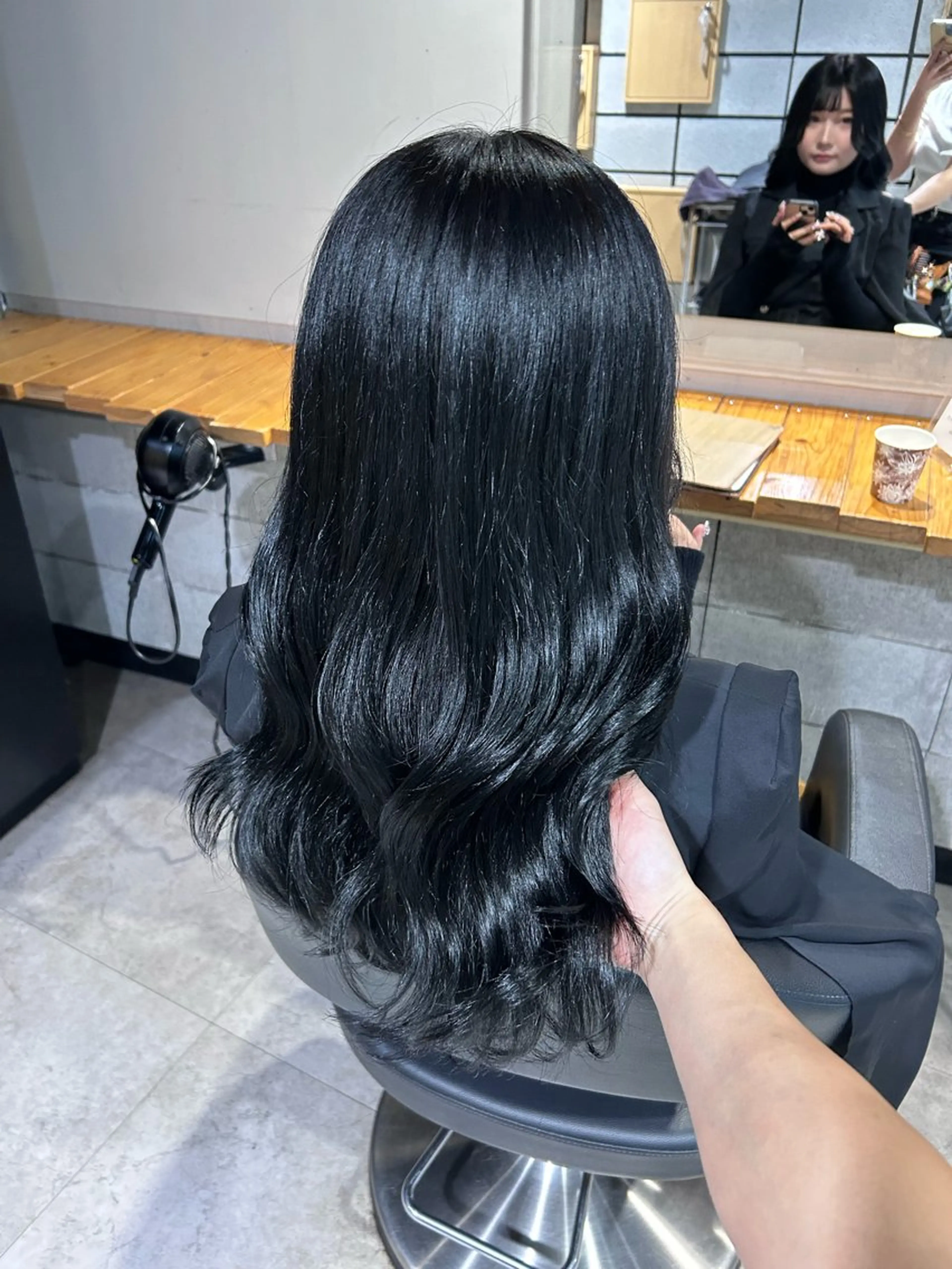 ロング カット ヘアカラー トリートメント ヘッドスパ 韓国Style♡ Nanami🇰🇷のヘアスタイル