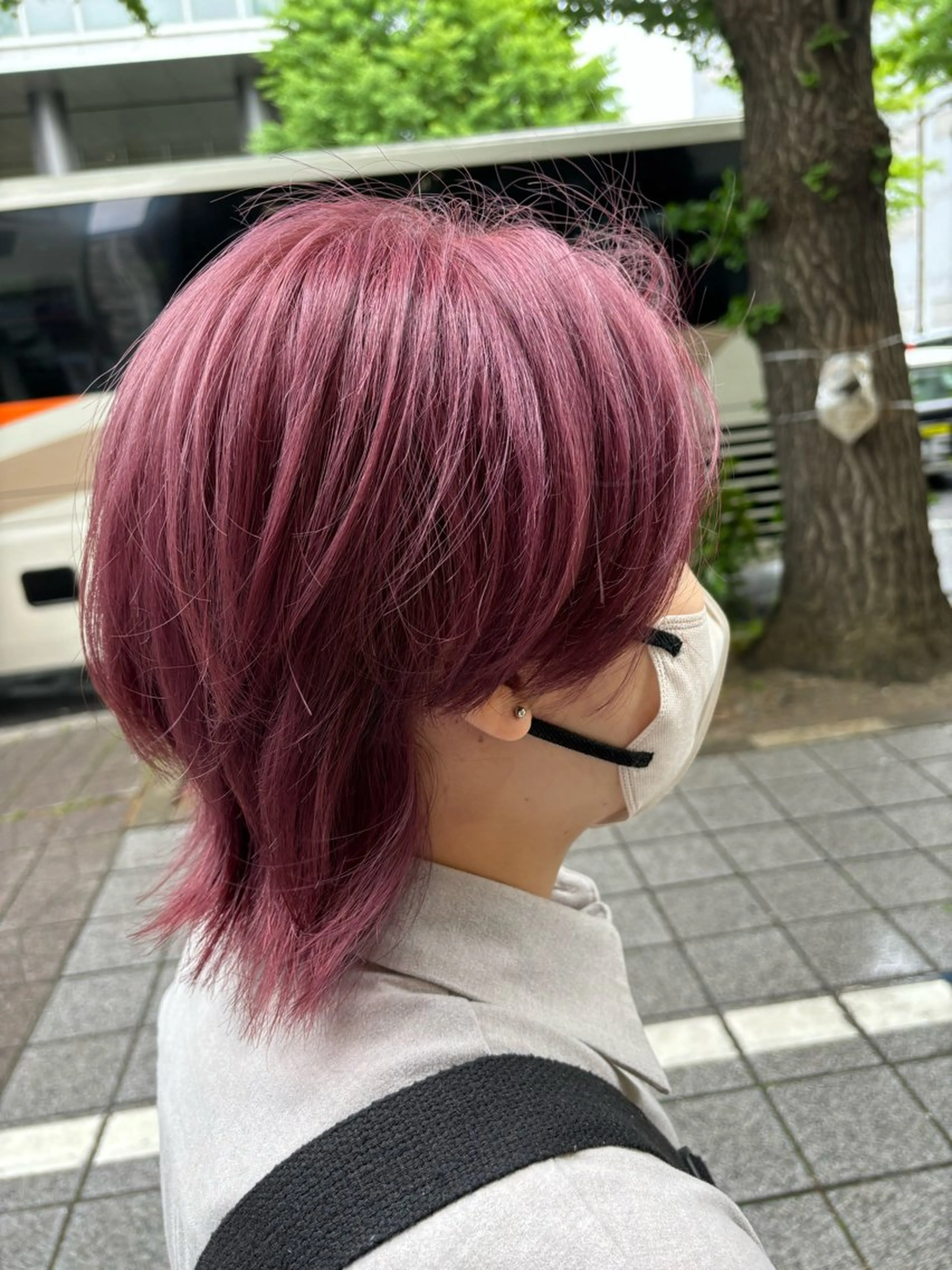 ショート ヘアカラー 🍓ハイトーンカラー 🎀nene🍓のヘアスタイル