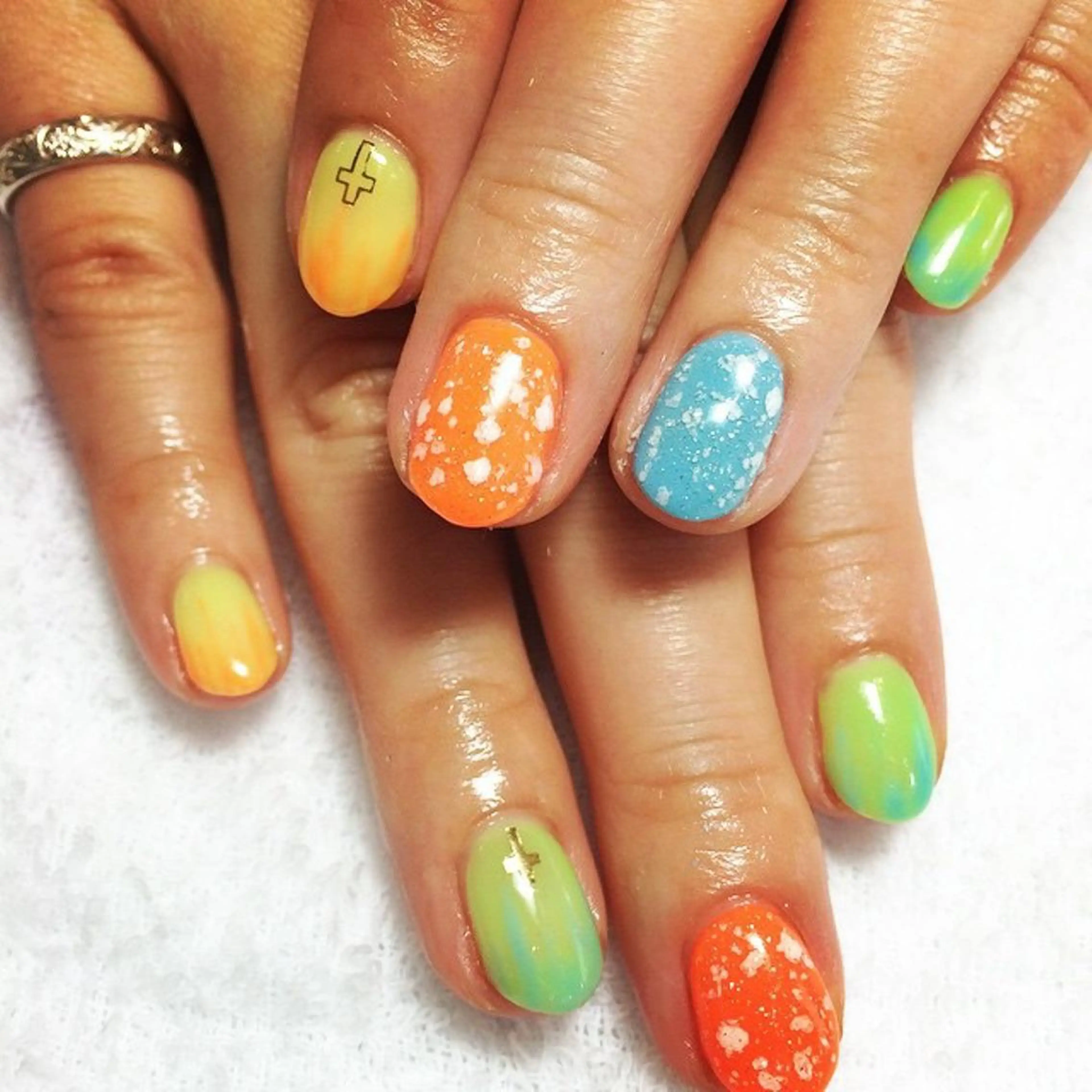 ネイル ハンドネイル nail atelier new moon所属・森 貴子のネイルデザイン