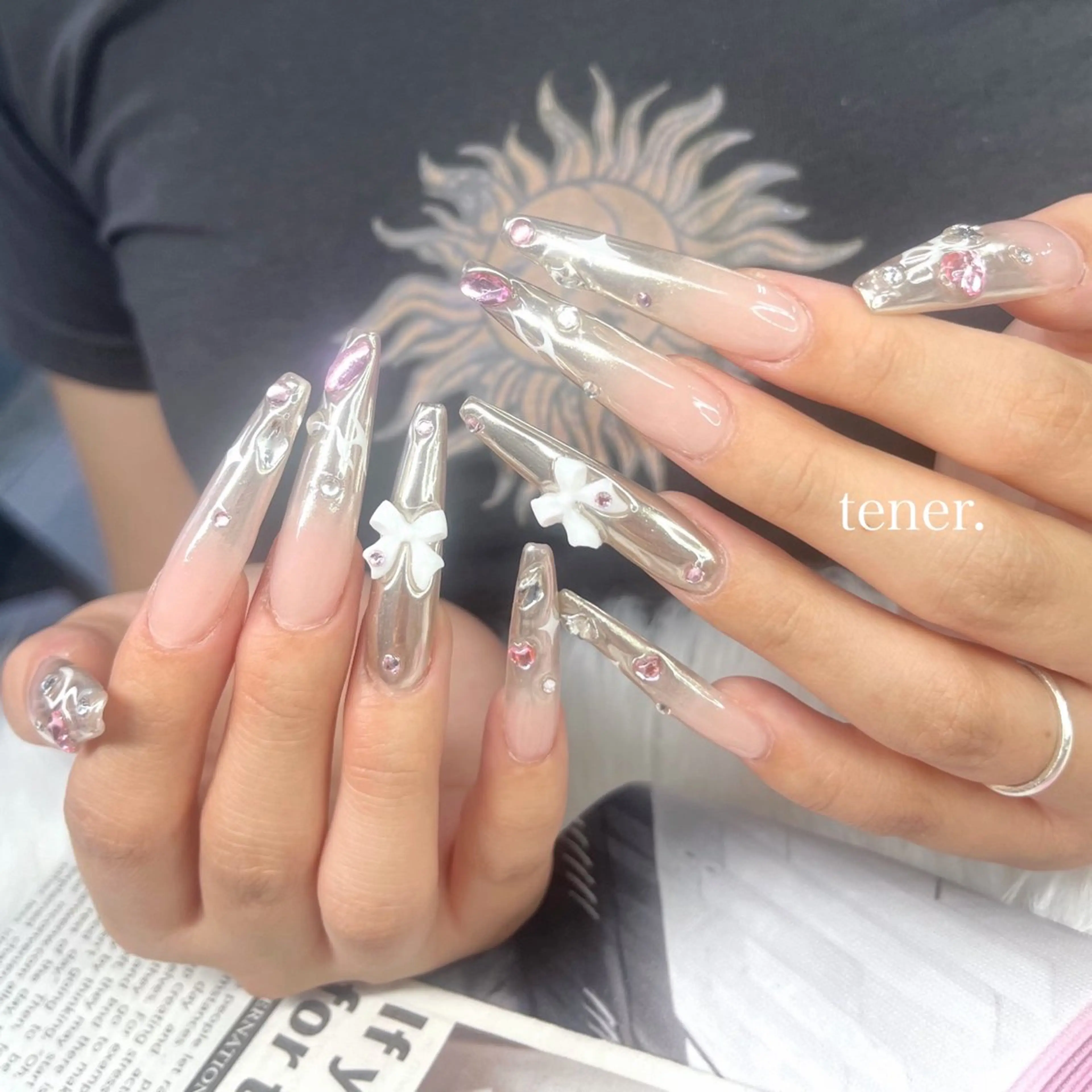 ネイル tener💎 17日🈳のネイルデザイン