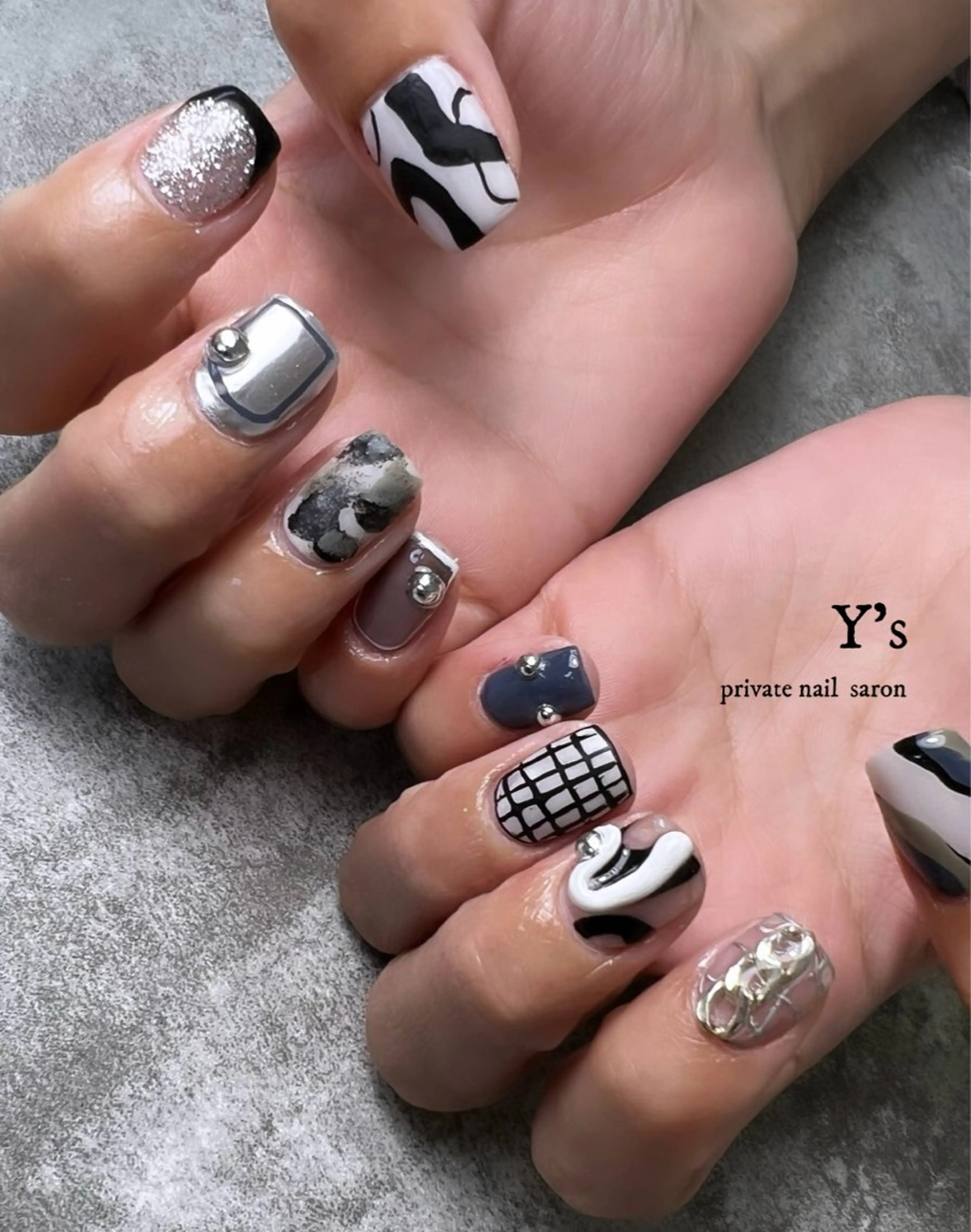 ネイル ハンドネイル Y's nail ˚✧₊YUIのネイルデザイン