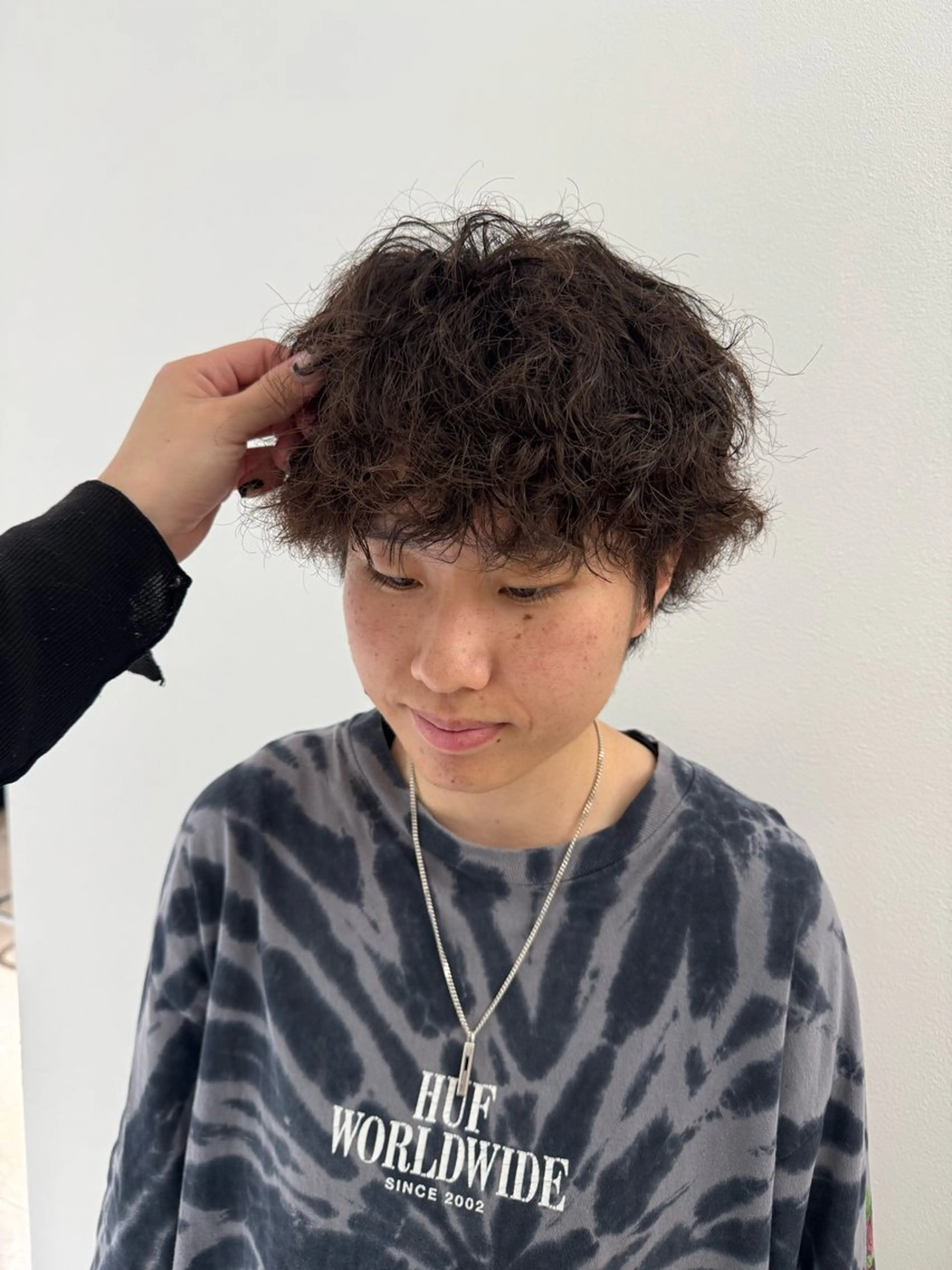 ショート パーマ rina/無料レイ ヤーカット/上野🌱のヘアスタイル