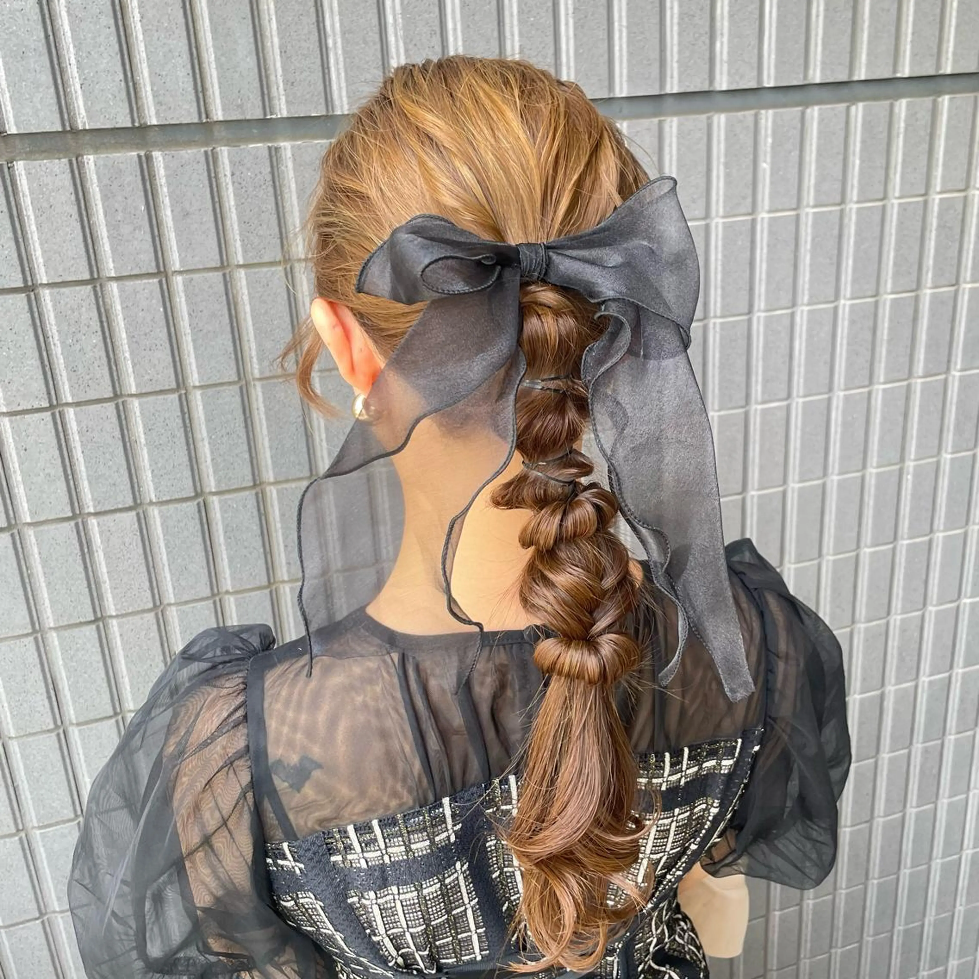 セミロング 松永 梨央のヘアスタイル
