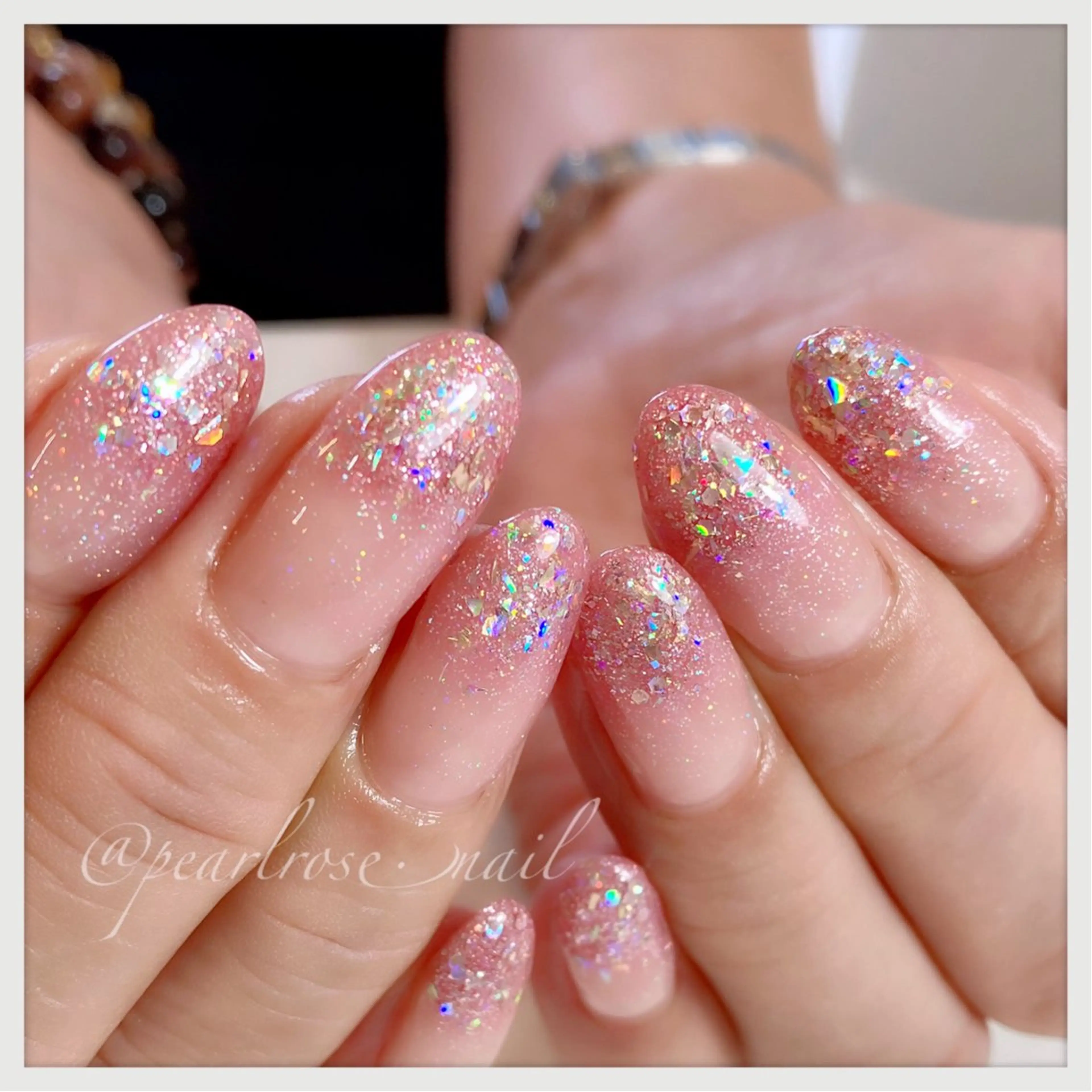 ネイル ラメ(グリッター) ハンドネイル Beauty salon Ryu・ange所属・RyuAnge リュアンジュのその他イメージ