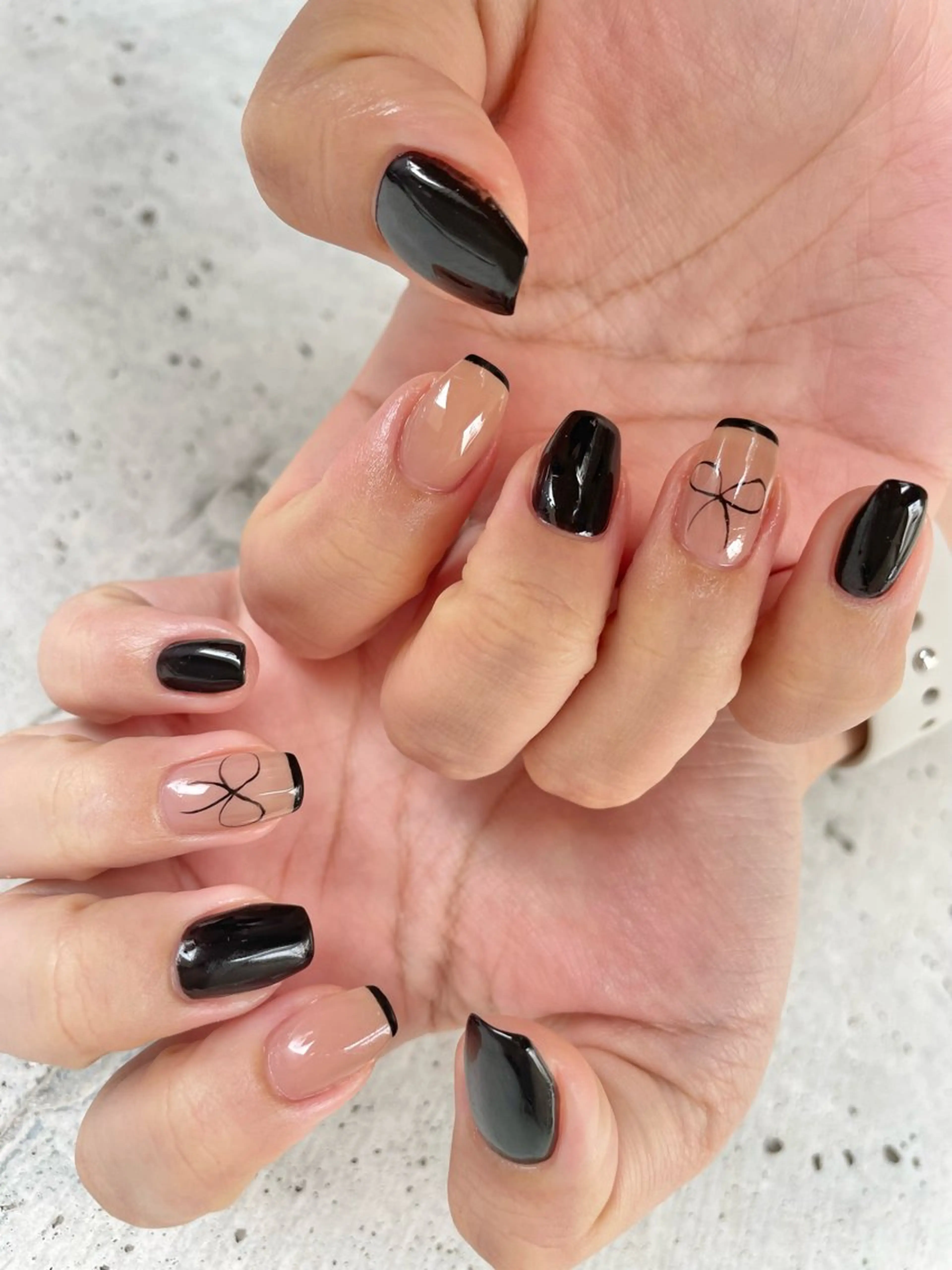 ネイル ハンドネイル nail salon Re:na-juのネイルデザイン