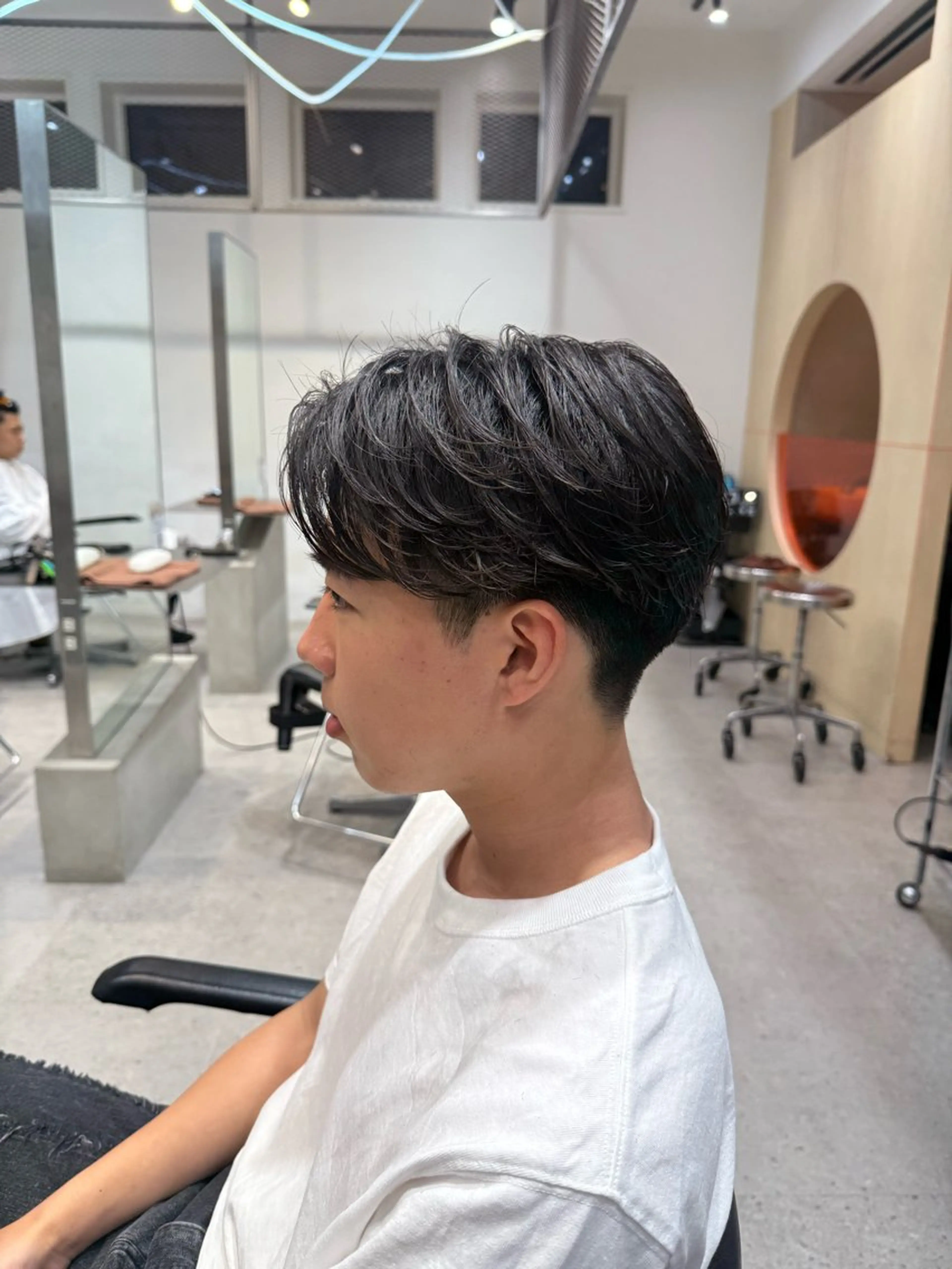 パーマ メンズ カット パーマ 当日予約⭕️ fifth渋谷太田のヘアスタイル