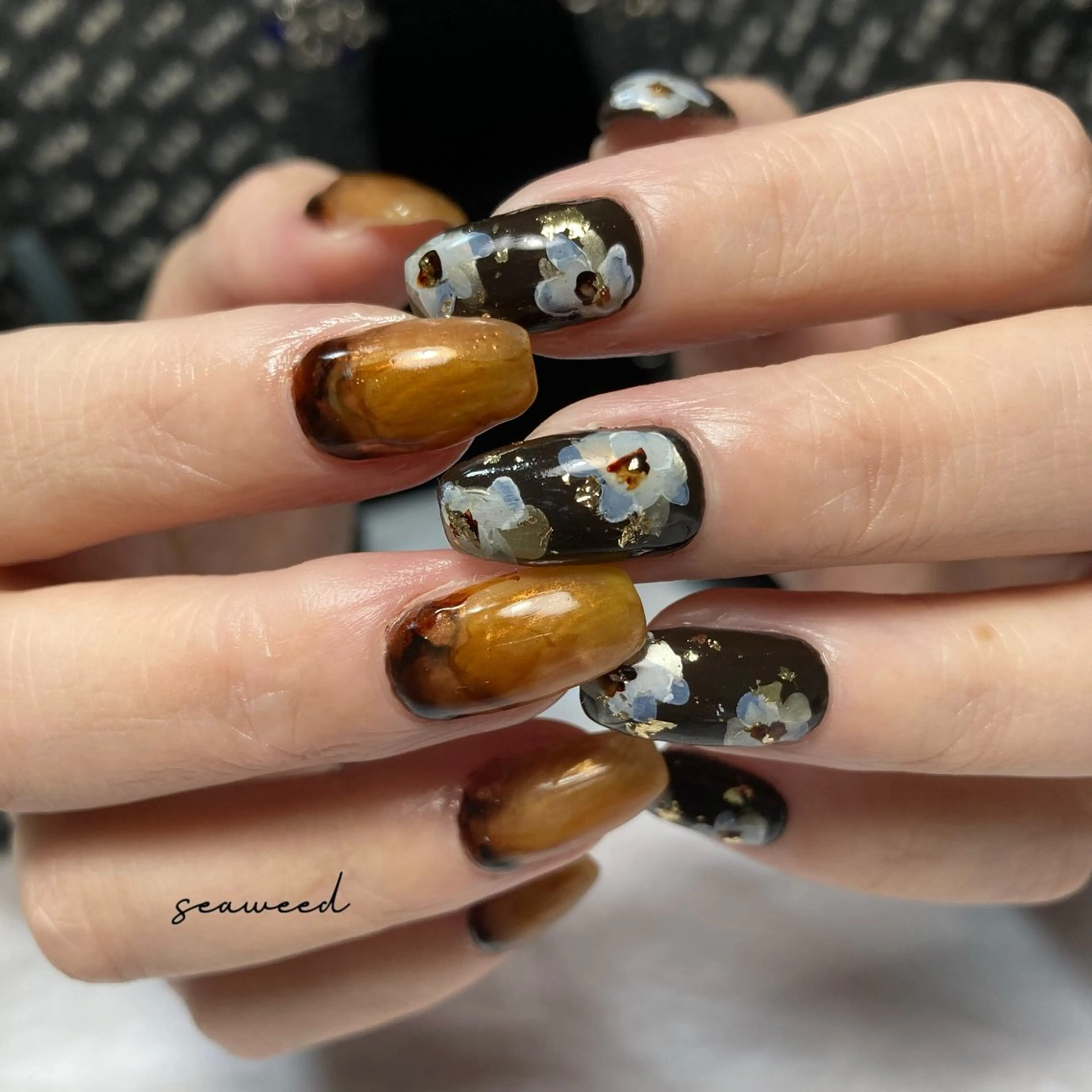 ネイル ハンドネイル seaweed nailのネイルデザイン