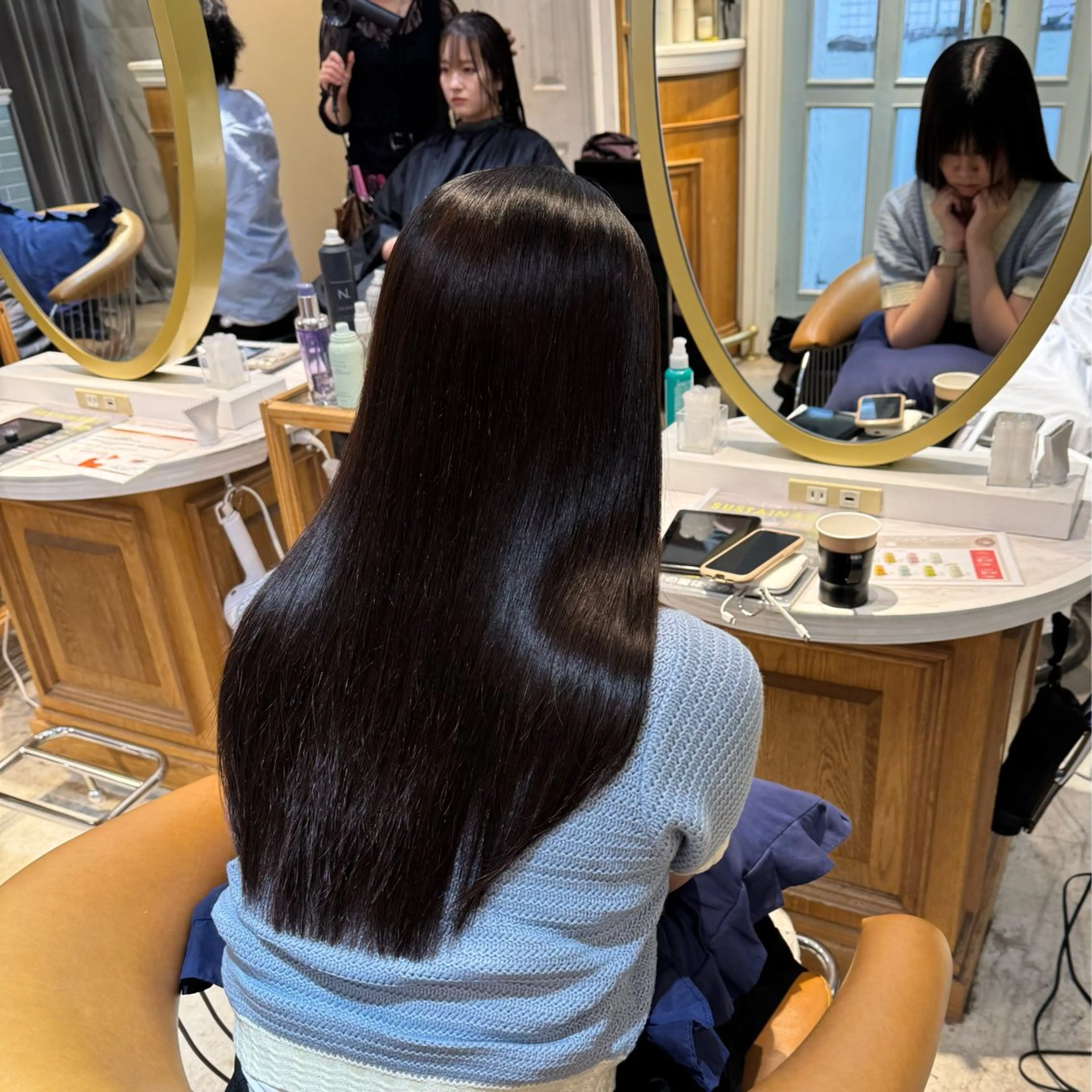 ロング 髪質改善 縮毛矯正 カット 縮毛矯正 トリートメント ヘアセット 髪質改善/ボブ /韓国/erikoのヘアスタイル