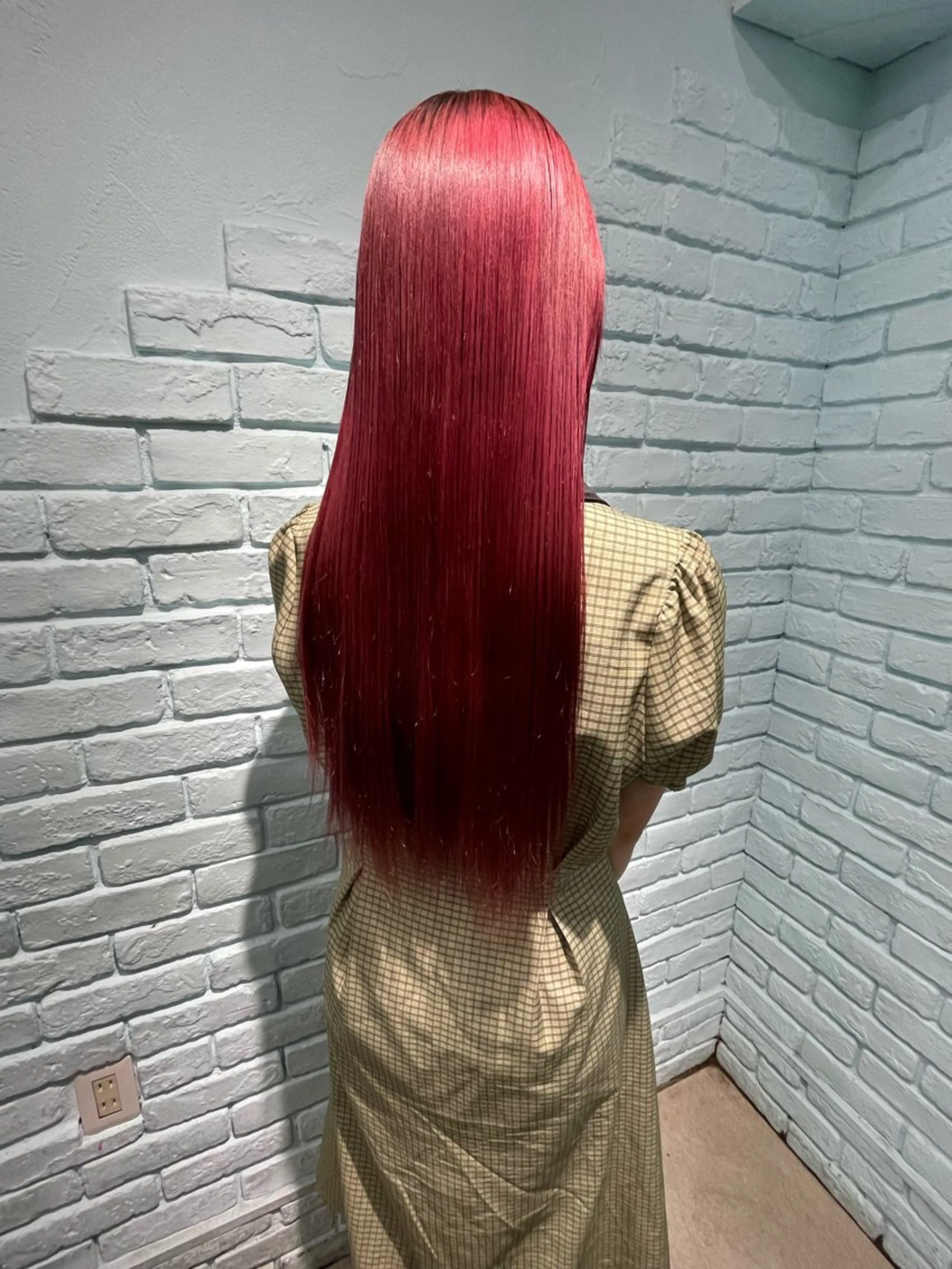 ロング カラー アッシュ アッシュグレー ベージュカラー ブリーチ ブロンド ピンク🎀ブロンド 💎ハイトーン/大和のヘアスタイル
