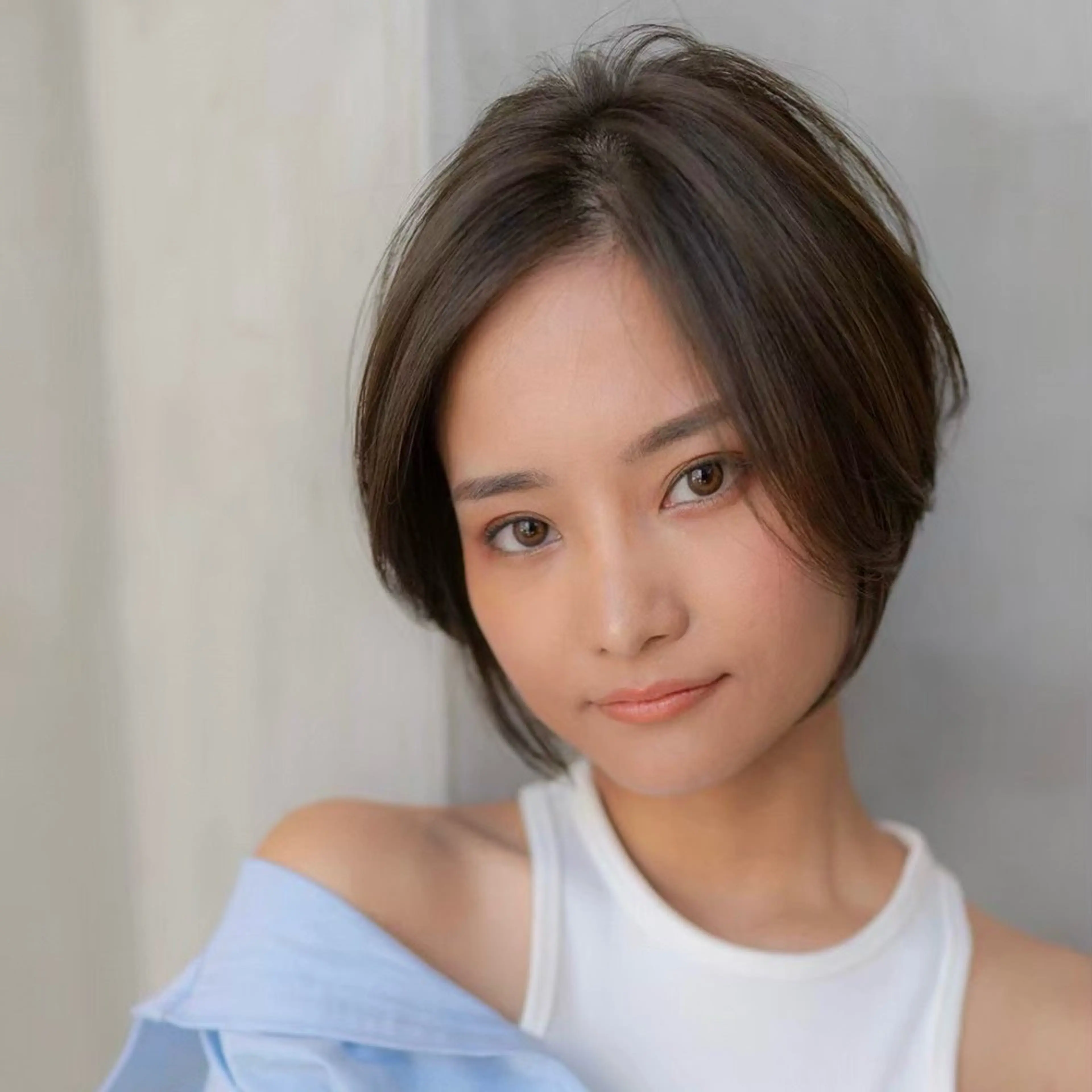 ショート カット ヘアカラー 縮毛矯正 トリートメント 渋谷ボブ/ショート 特化田中航平のヘアスタイル