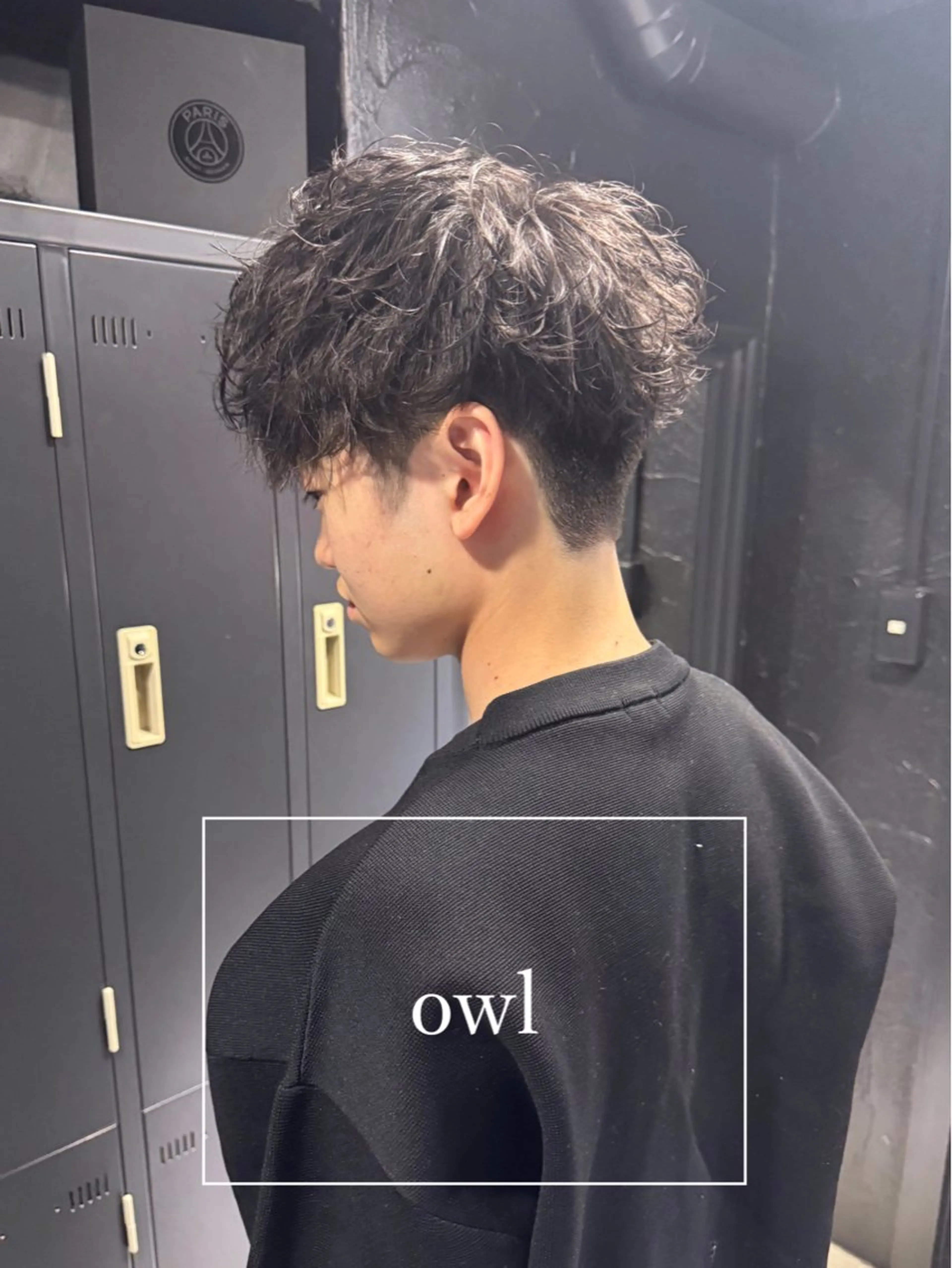 ショート ヘアアレンジ メンズ マッシュ 刈り上げ メンズ特化 美容師✨ アメ村 堀江颯瑛のヘアスタイル