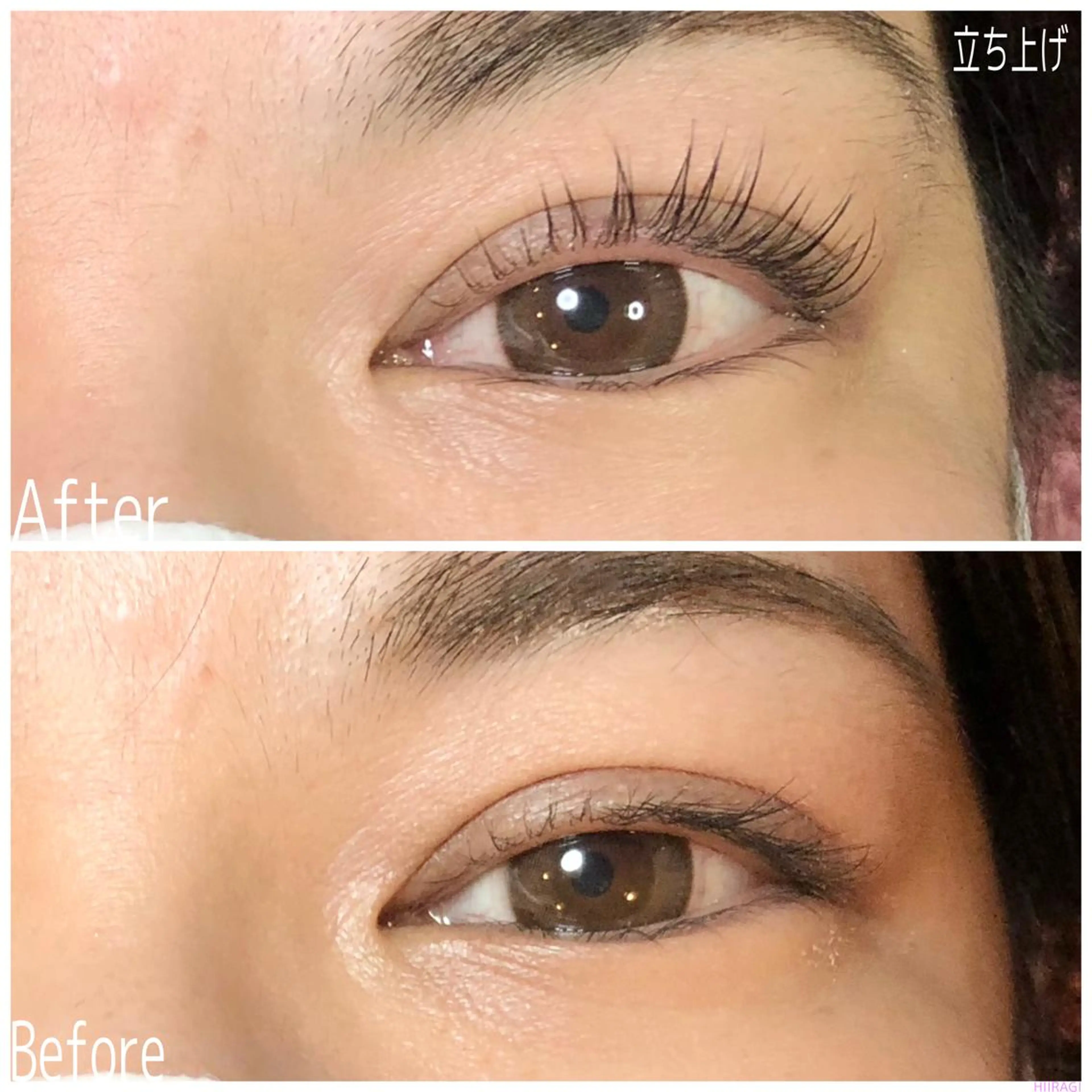 マツエク・マツパ まつげパーマ マツパ 美容室 HIIRAGIのマツエク・マツパデザイン