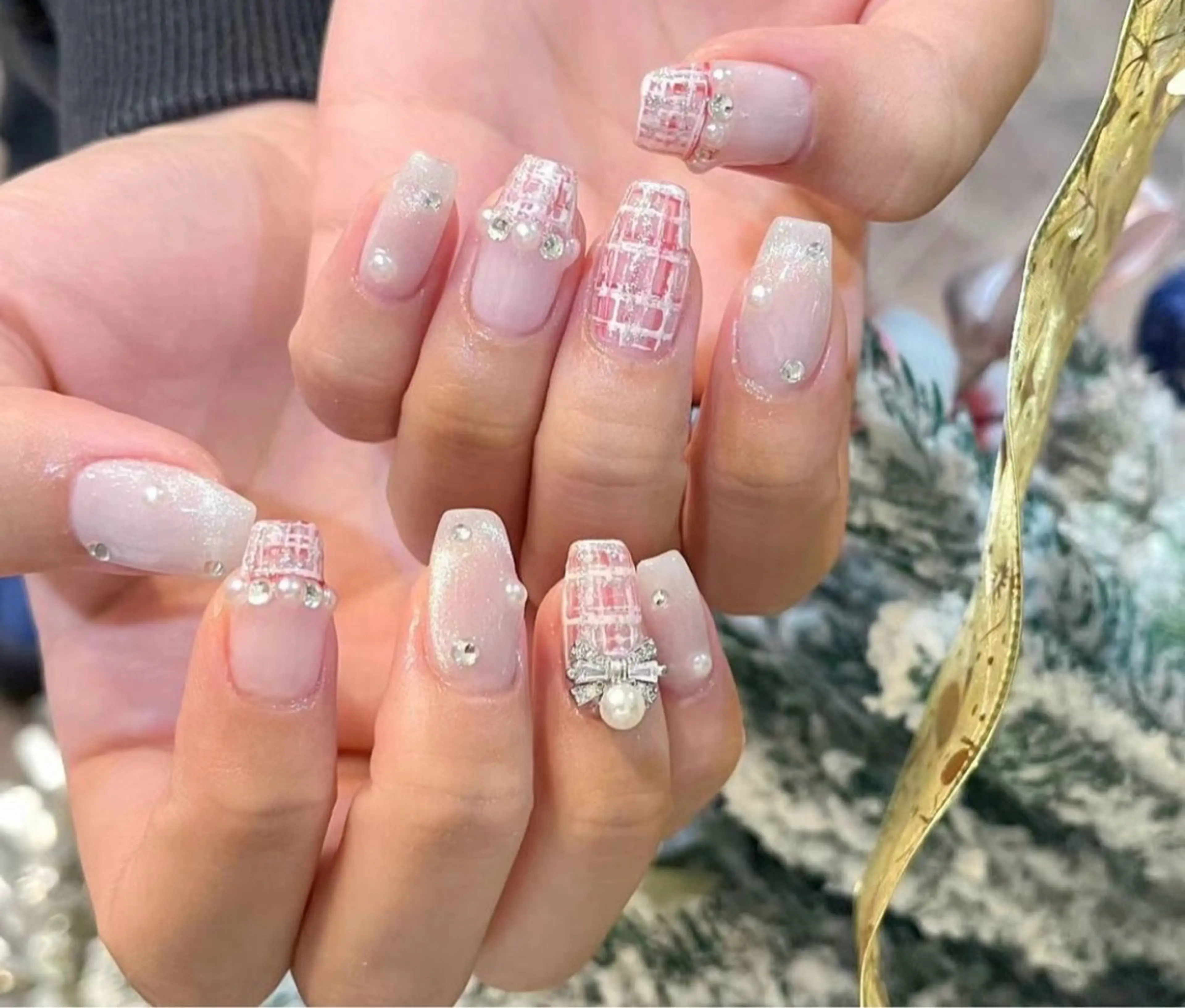 ネイル アートネイル フットネイル フレンチネイル ジェルネイル ハート My nail所属・babarla Nailのネイルデザイン