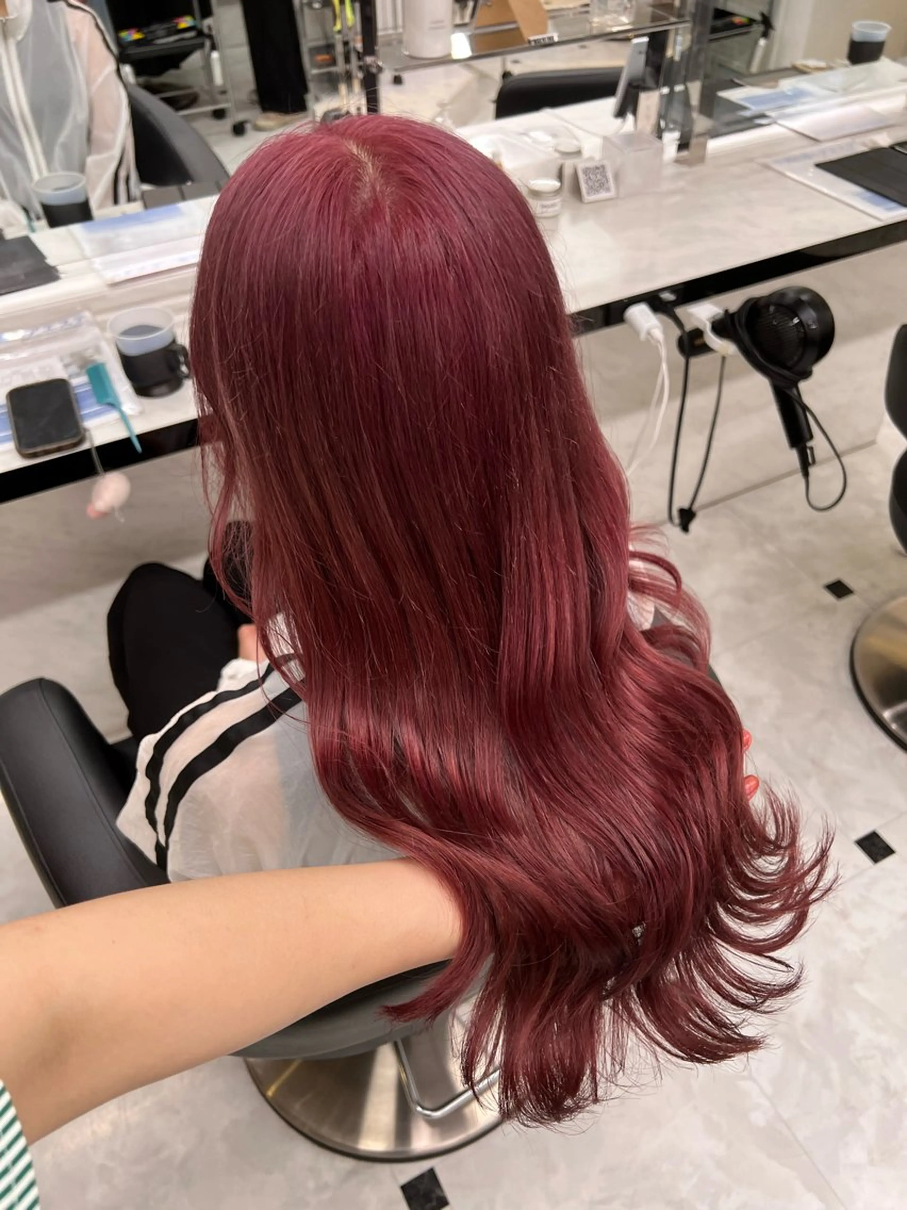 ミディアム カラー ヘアアレンジ ヘアカラー トリートメント ヘッドスパ ヘアセット 💕上野美容師☁ ブリーチ💖サワのヘアスタイル