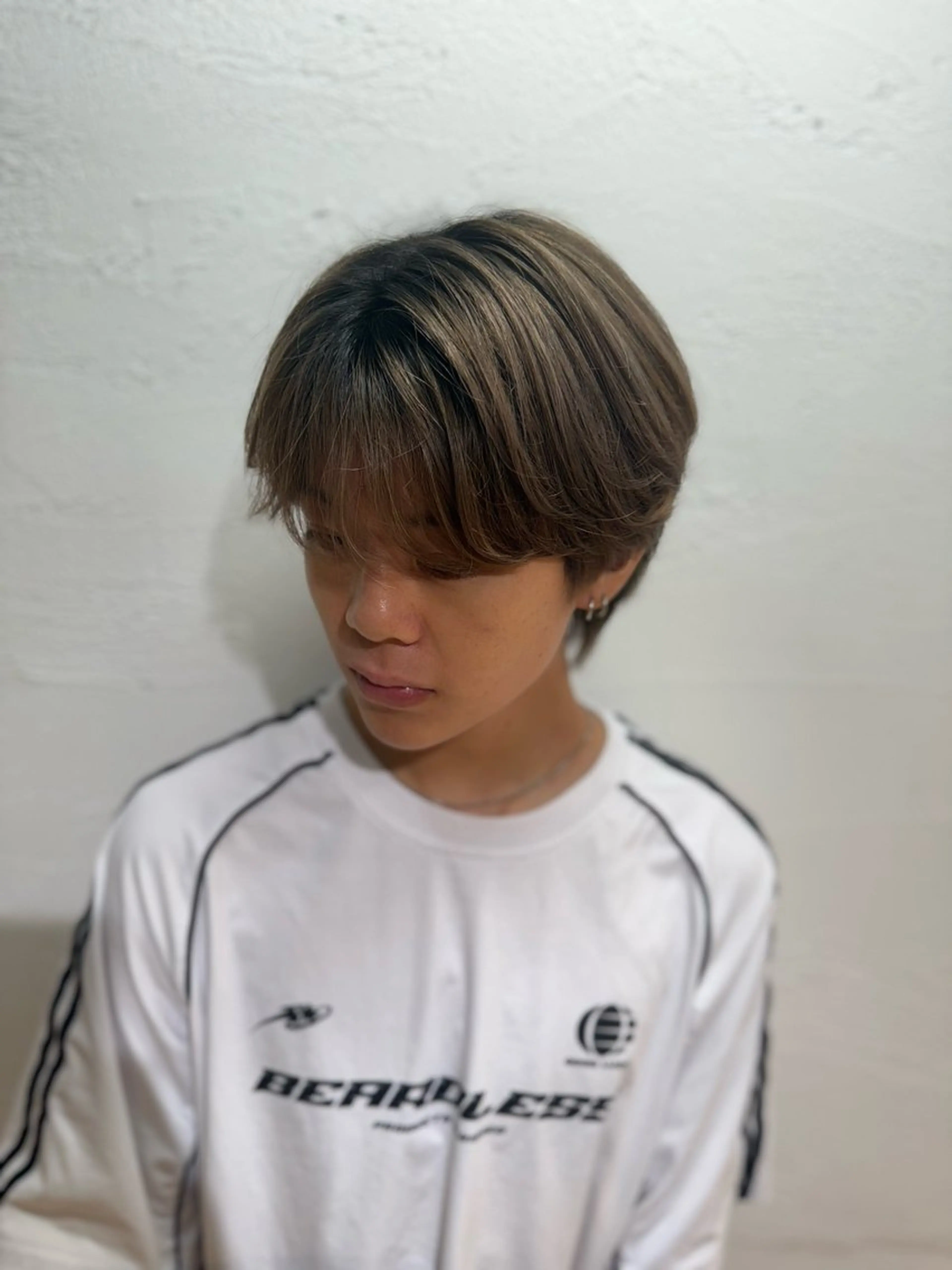 カラー メンズ カット 髪質改善縮毛矯正× 艶髪カラー板垣智大のヘアスタイル