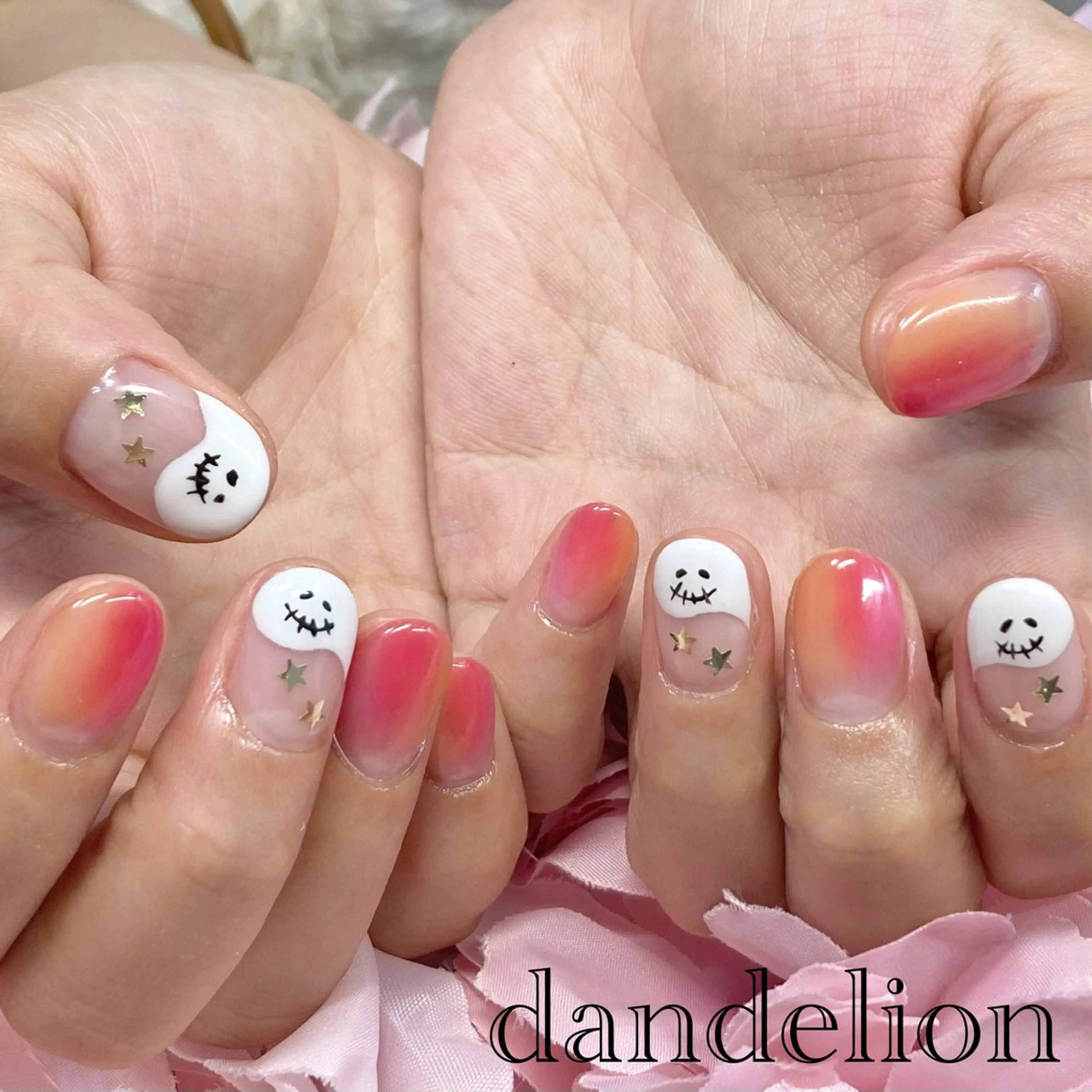 ネイル ハンドネイル ハンドケア dandelion ダンデライオンのネイルデザイン