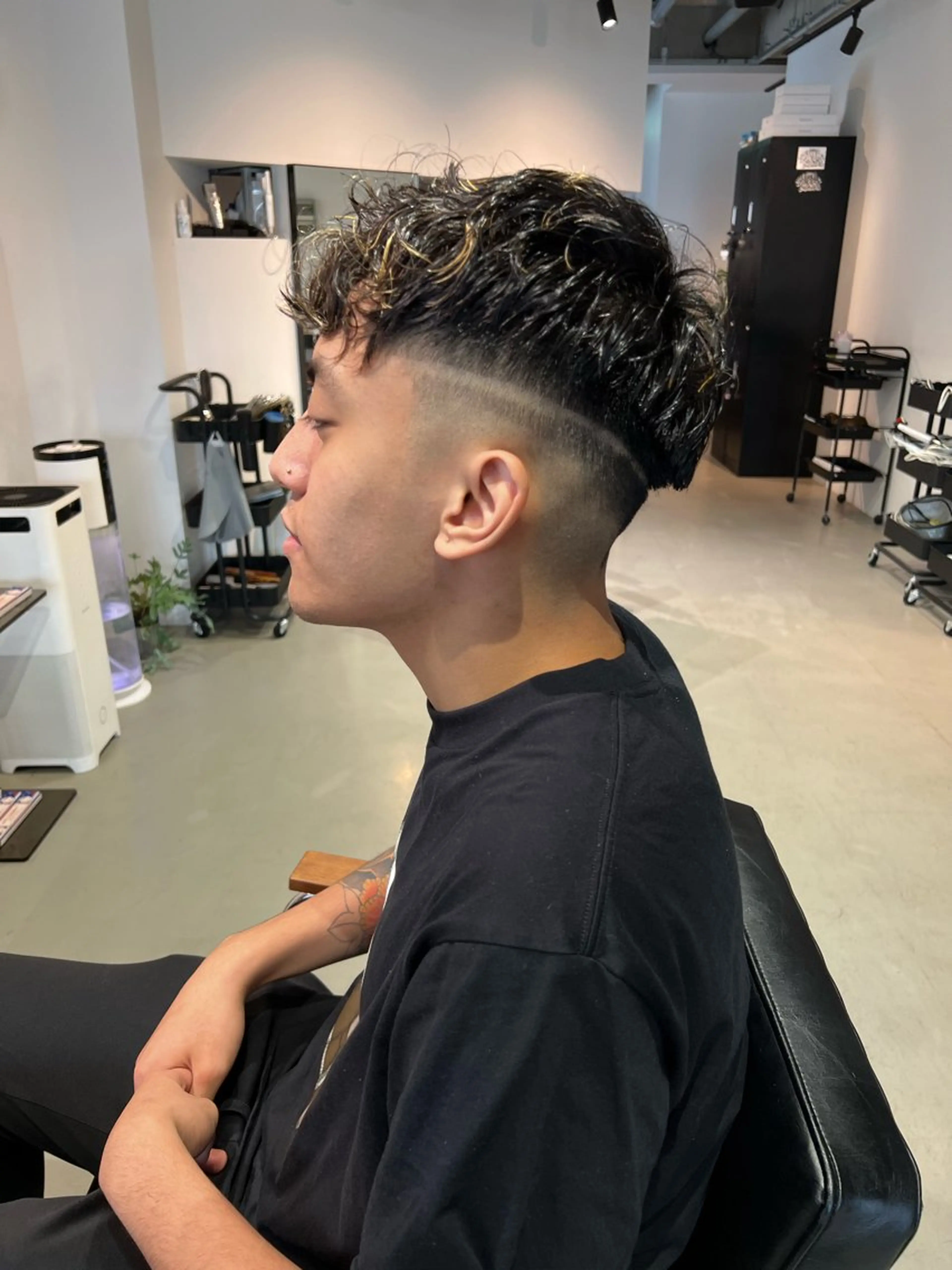 ショート パーマ メンズ カット パーマ パーマ職人 Mizukiのヘアスタイル