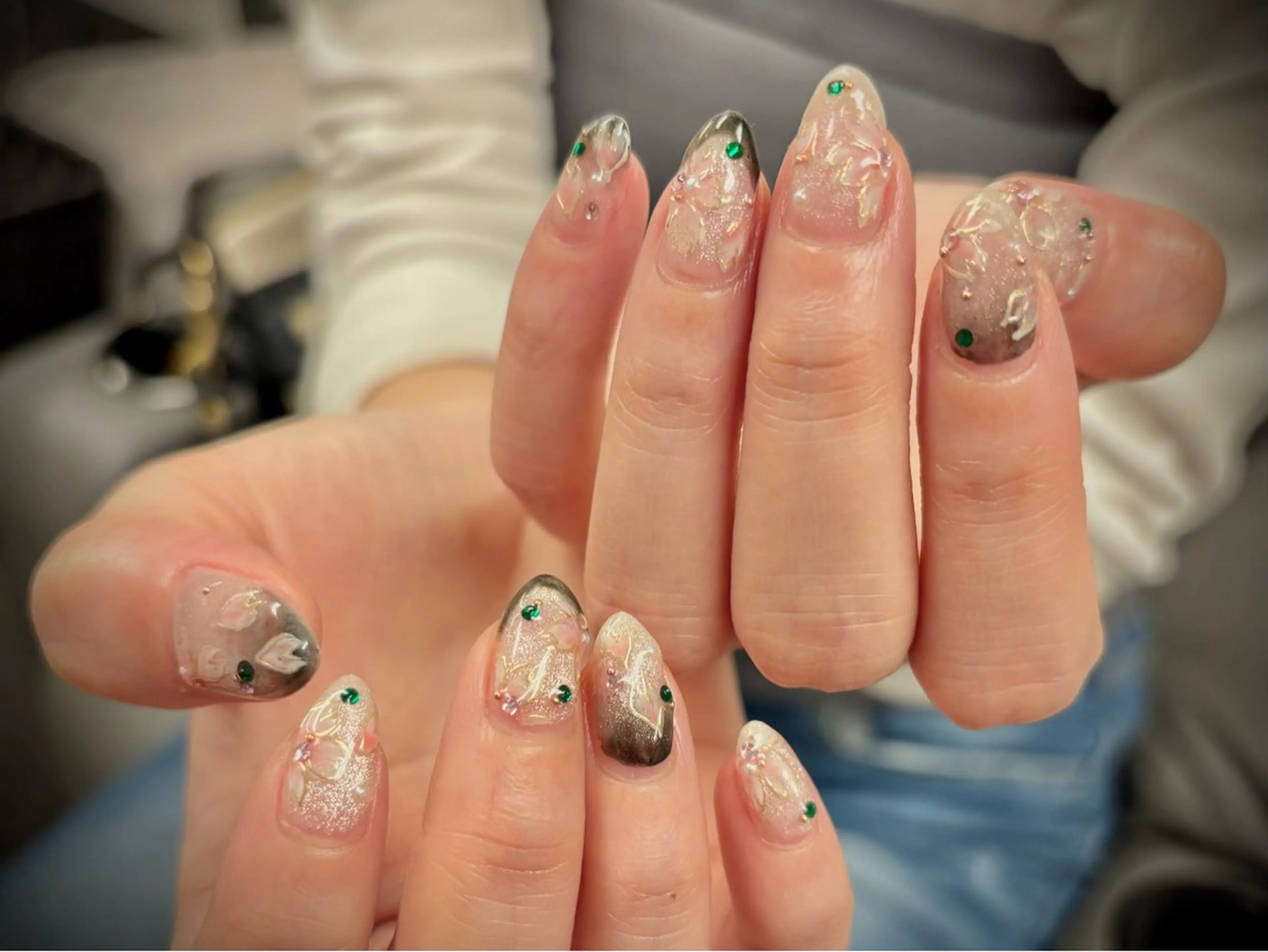 ネイル 桜ネイル ハンドネイル tete. nailのネイルデザイン