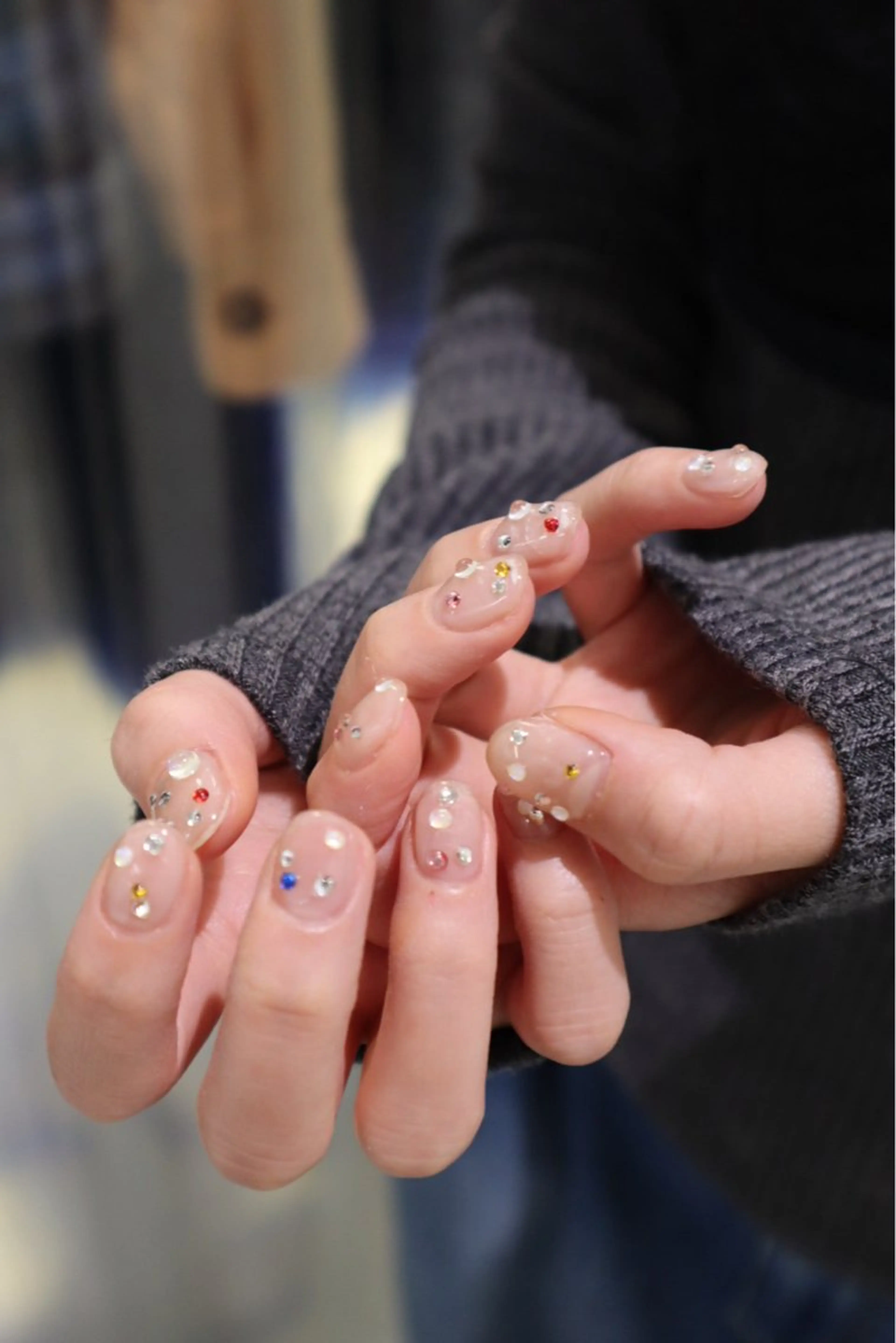 ネイル クリアネイル シンプルネイル ハンドネイル sister  mohawk所属・chika ／ nailのネイルデザイン