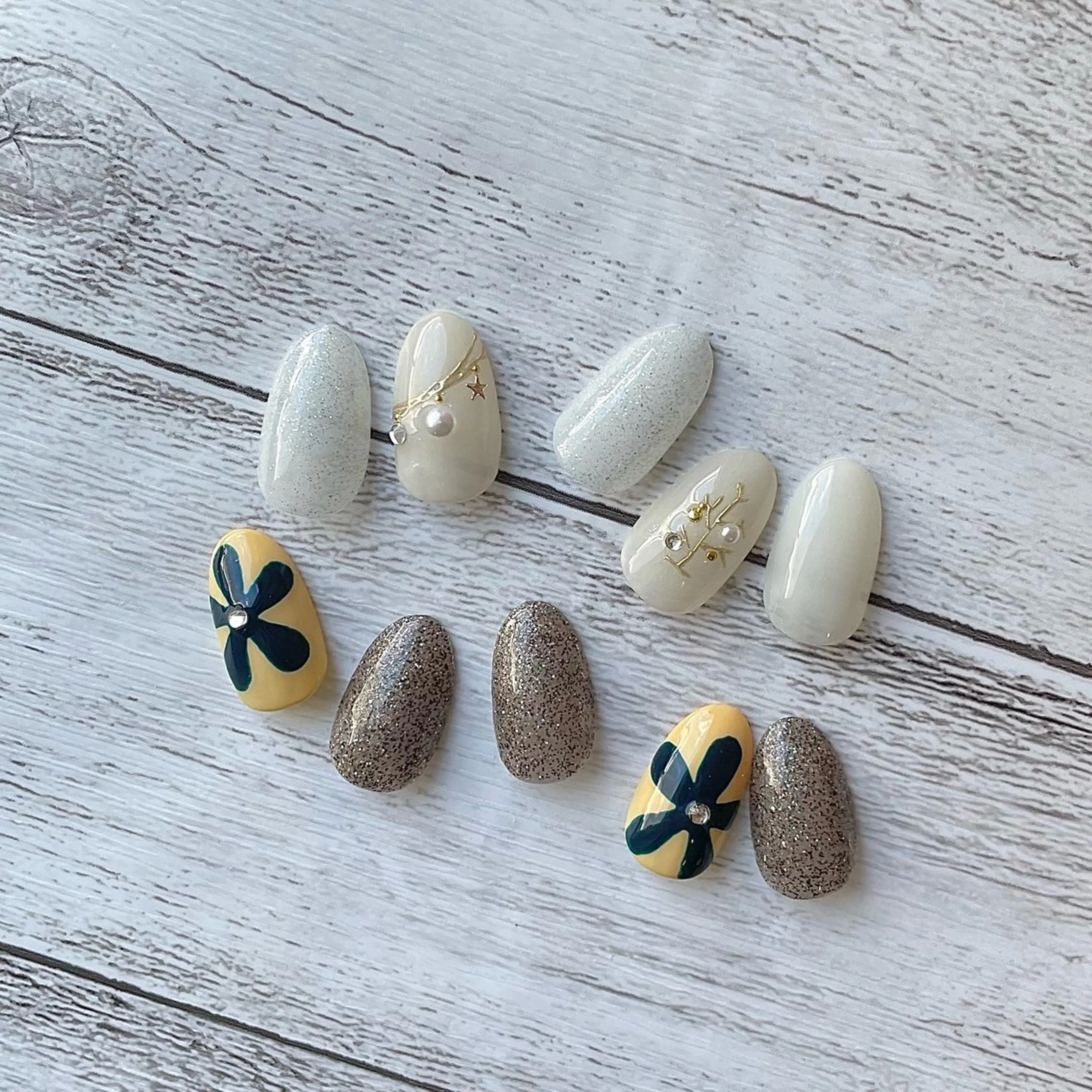 ネイル ハンドネイル Nailsalon BLOOM🌷 山崎のネイルデザイン