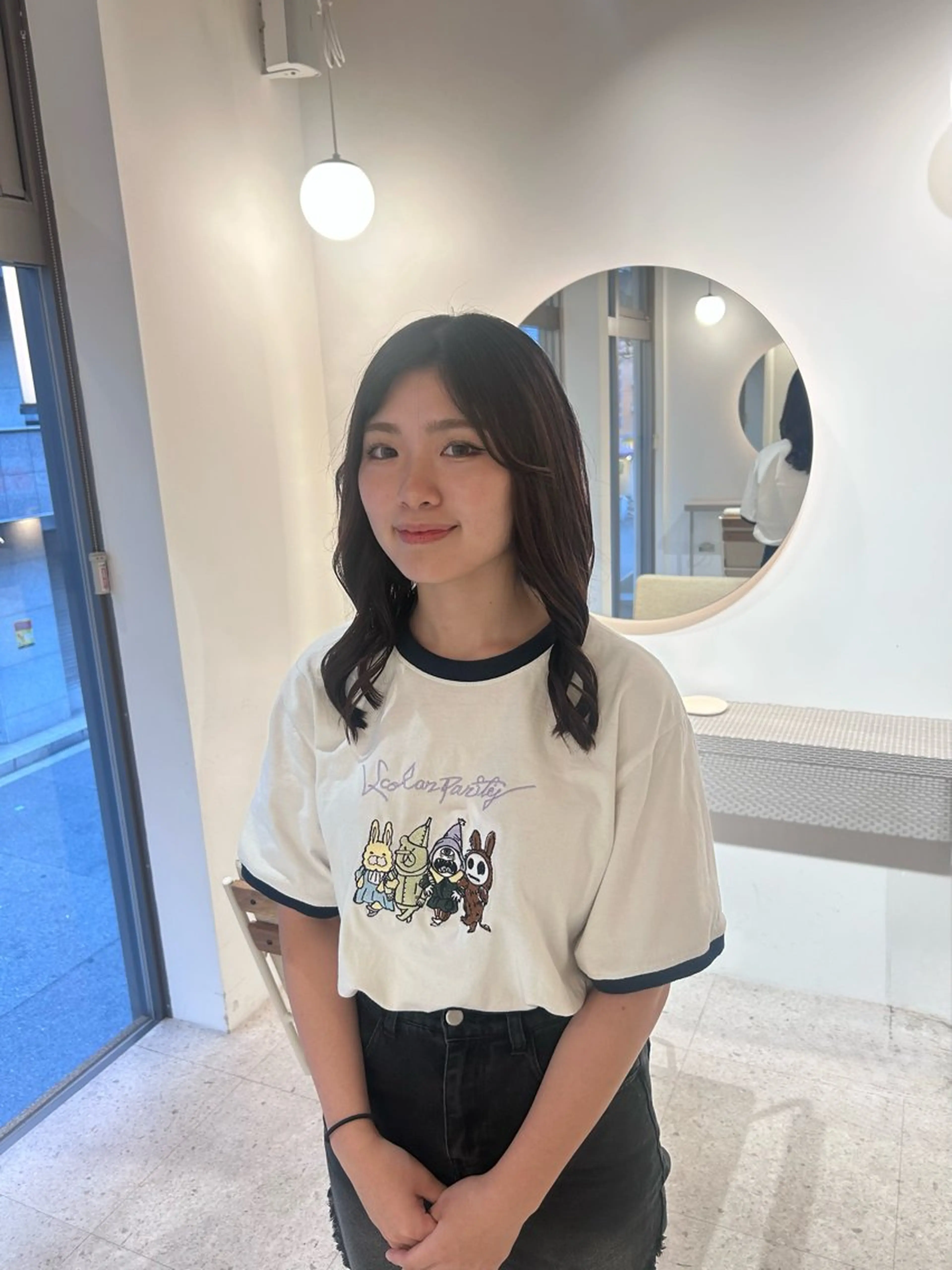 ミディアム ボブ Rina/ カットモデル募集中！のヘアスタイル