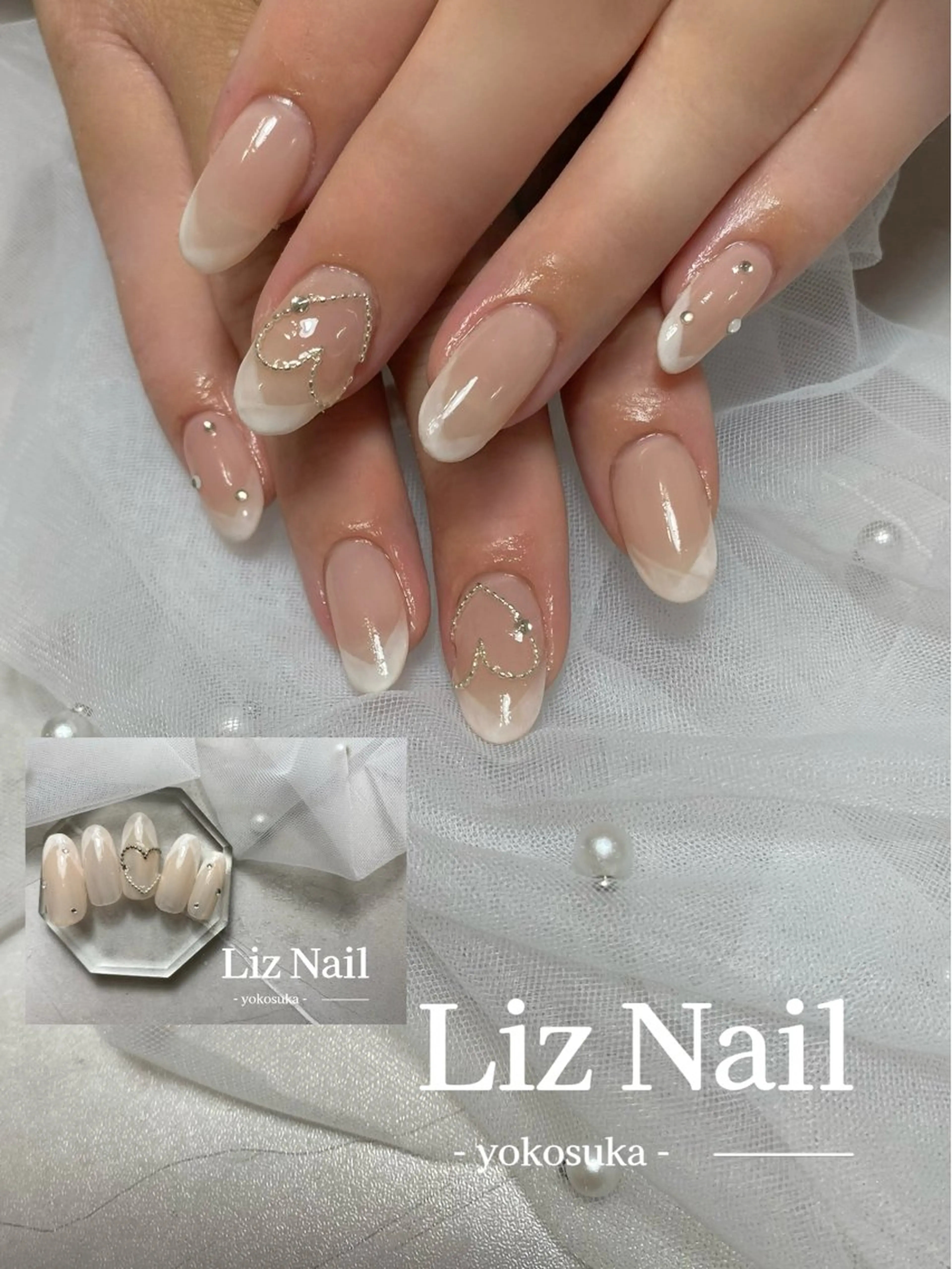 ネイル ハンドネイル LizNail MARINAのネイルデザイン