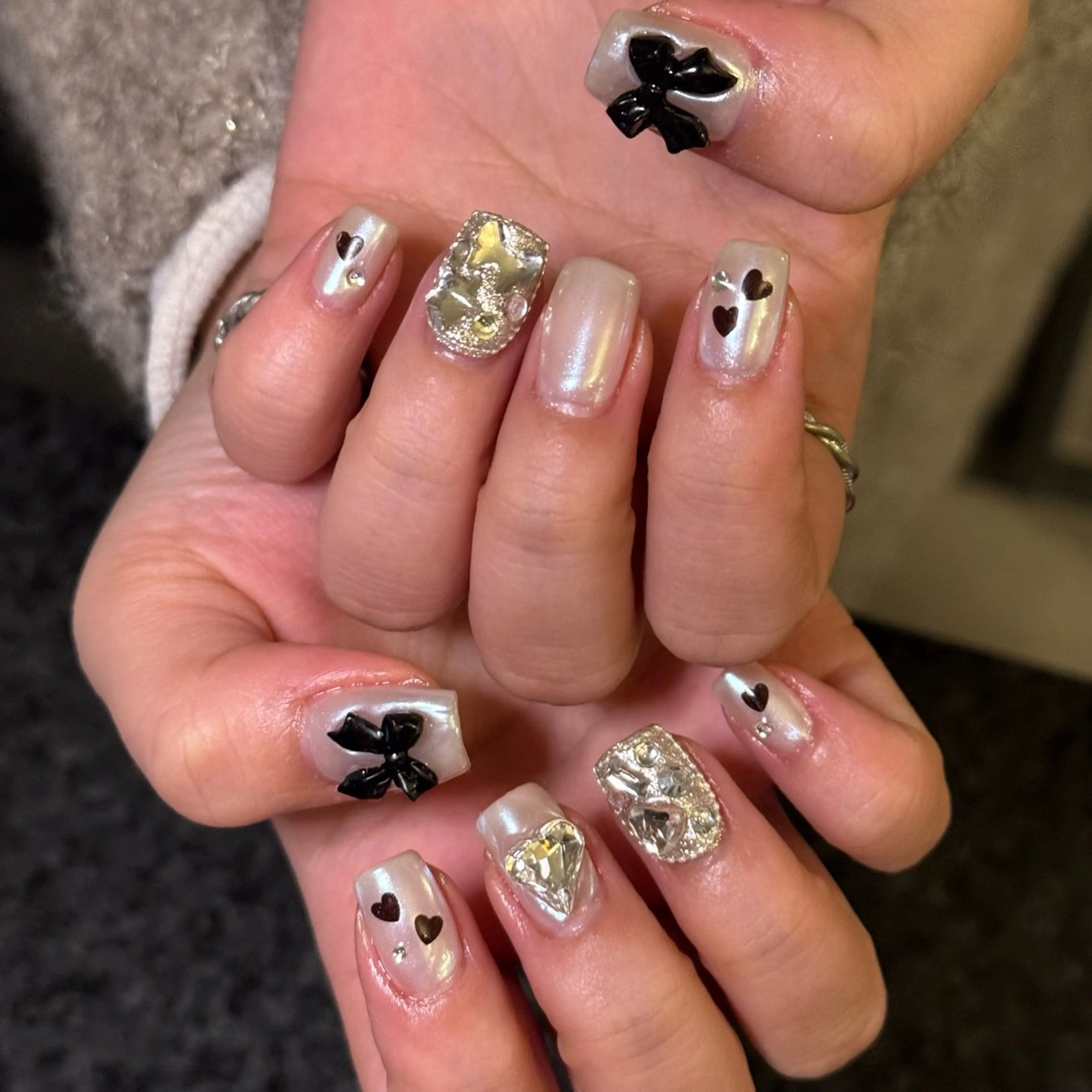 ネイル ハンドネイル nail salon supe_所属・supe_ 八幡🐺*❅·̩͙のネイルデザイン