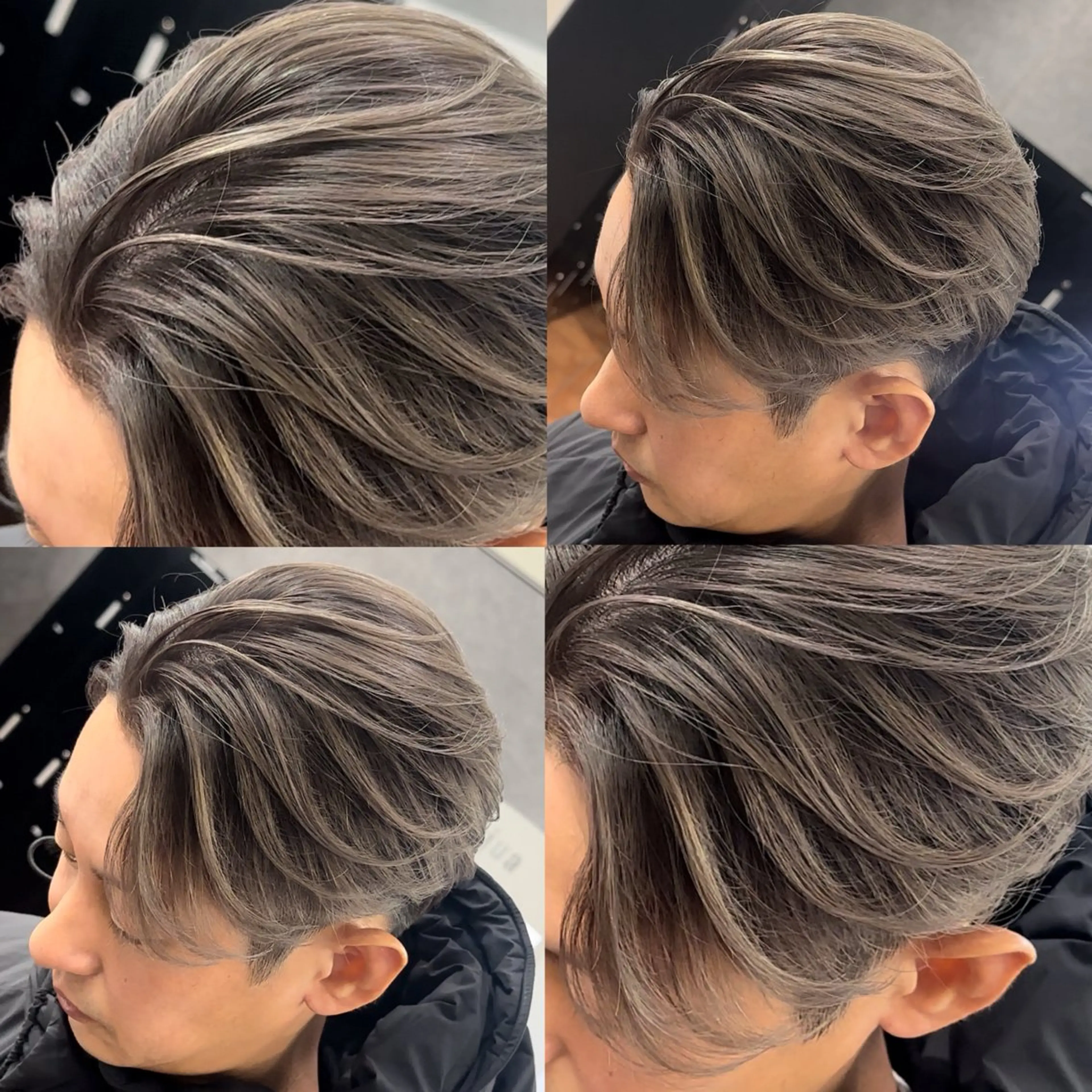 カラー メンズ 𝐚𝐨𝐢 メンズ ‪‪/メッシュのヘアスタイル