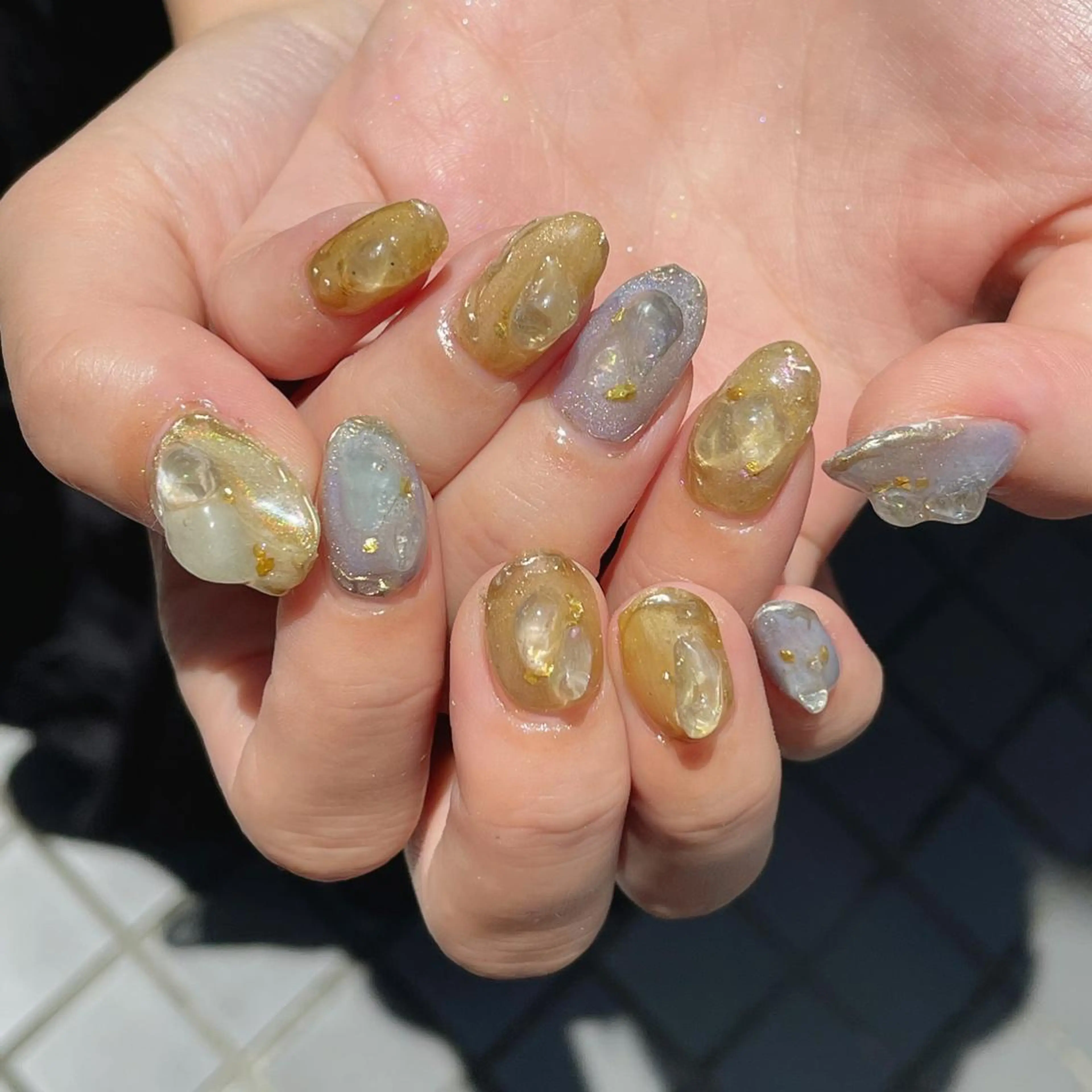 ネイル ハンドネイル 中牟田 彩水のネイルデザイン