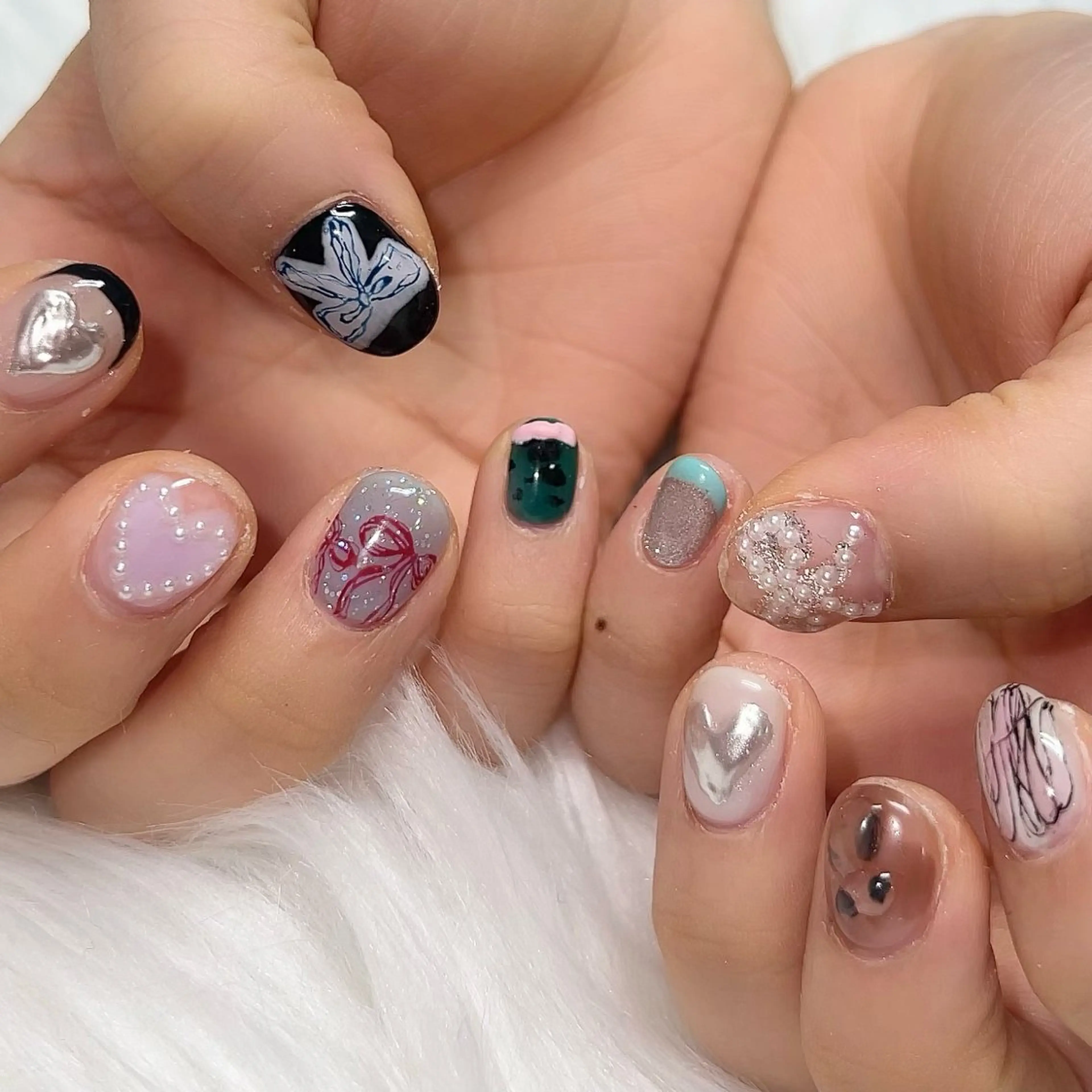 ネイル ハンドネイル 【Yappy🌈】 💖P-tanaのネイルデザイン