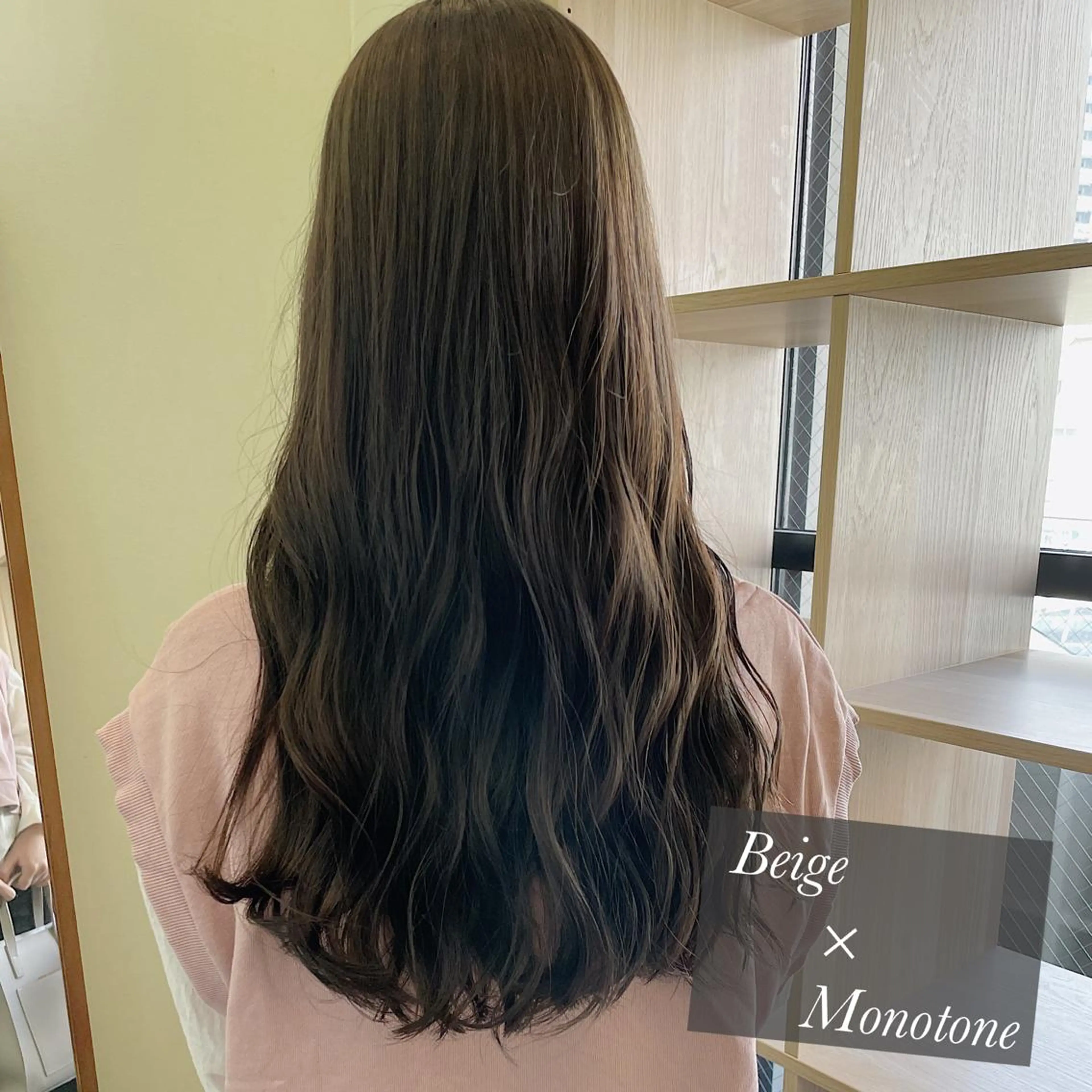 ロング カラー 透明感カラー グレージュ ロング カット ヘアカラー トリートメント 髪質改善とカラー特化 ✨Hito.nowaのヘアスタイル