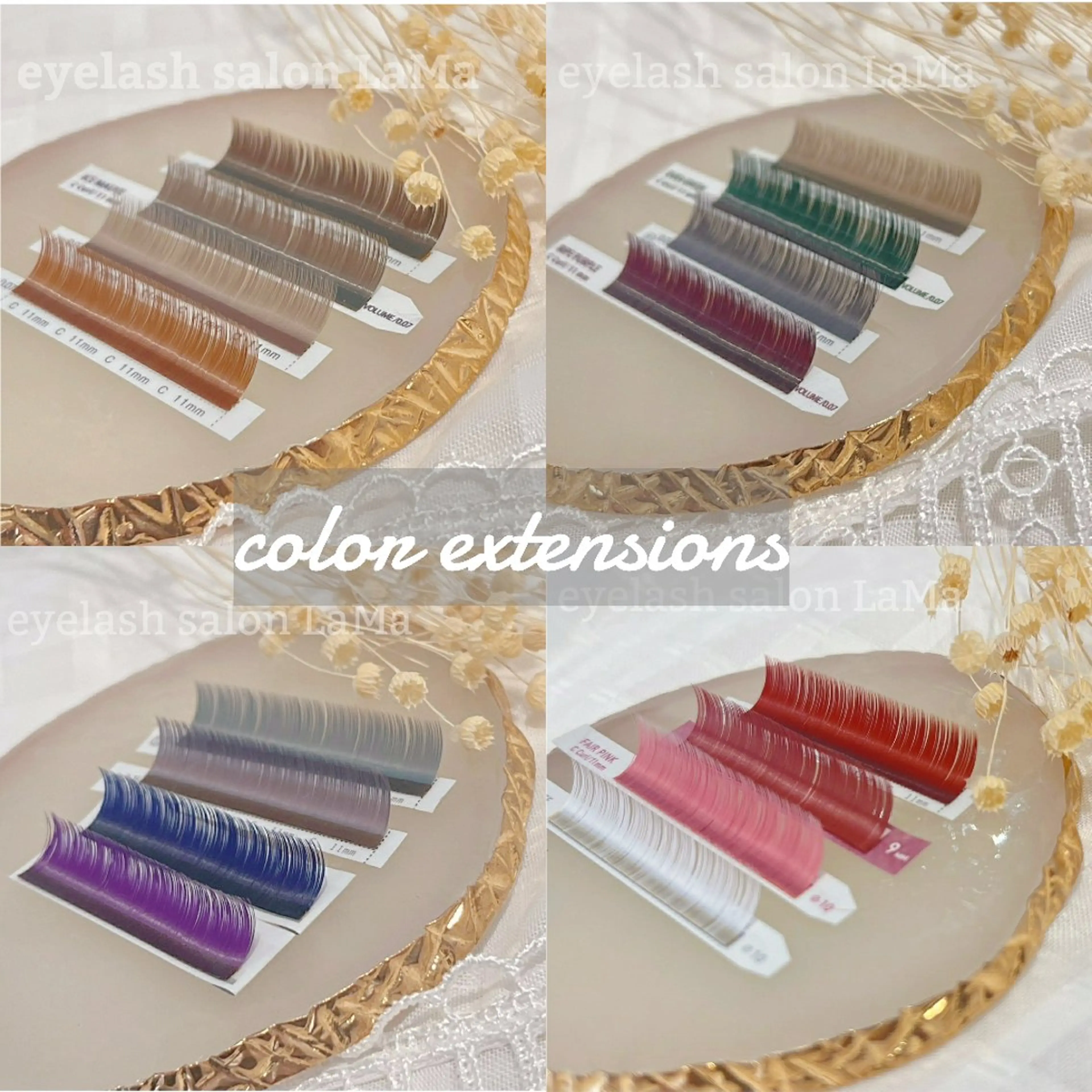 ミニモ限定💖フラットラッシュ120本🌈カラー変更🆗リピーター様＋550円の写真
